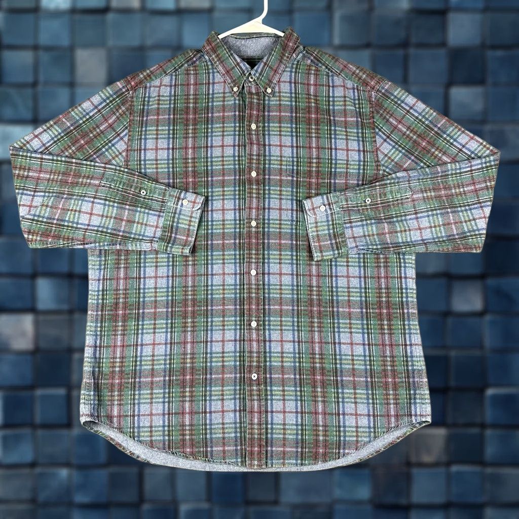 J.McLaughlin J McLaughlin Shirt Mens XL Blue Red Plaid Long Sleeve Button Down Casual EUC Size US XL / EU 56 / 4 - 1 Thumbnail