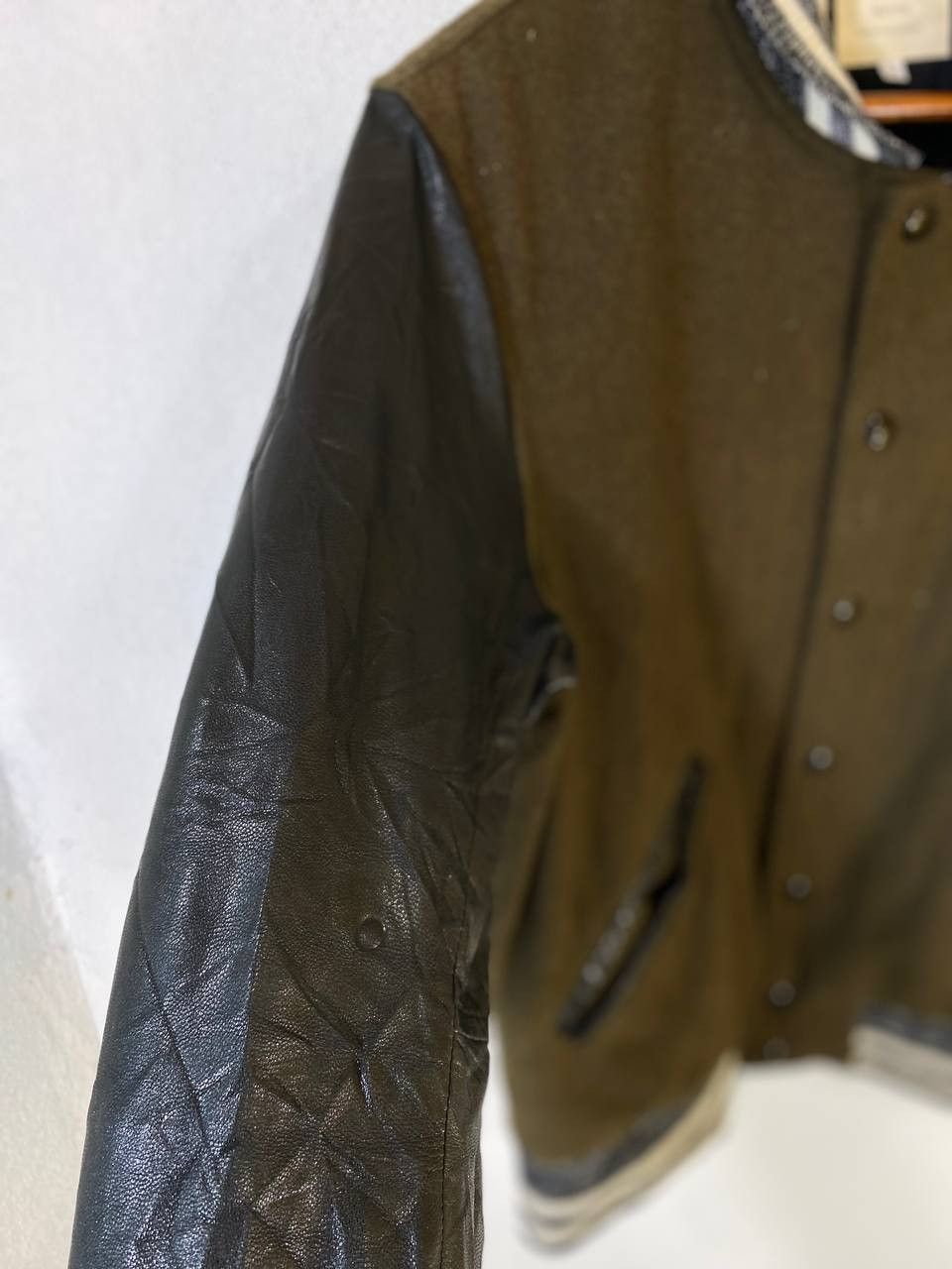 Japanese Brand japanese brand leather sleeves varsity jacket nice design Size US M / EU 48-50 / 2 - 5 Thumbnail