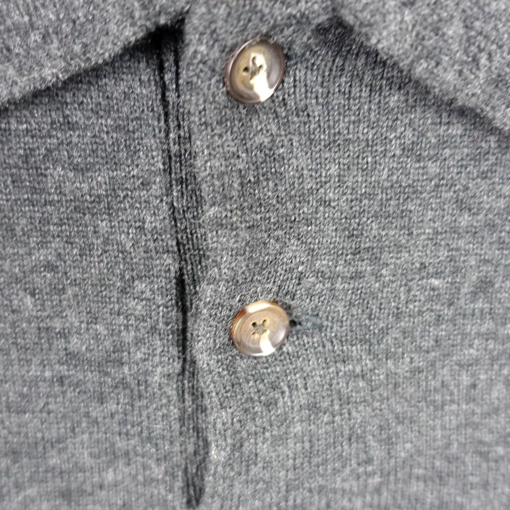 Rodd & Gunn Rodd & Gunn Sweater Mens L Gray Merino Wool Cotton Polo Collar Pullover Knit Size US L / EU 52-54 / 3 - 3 Thumbnail