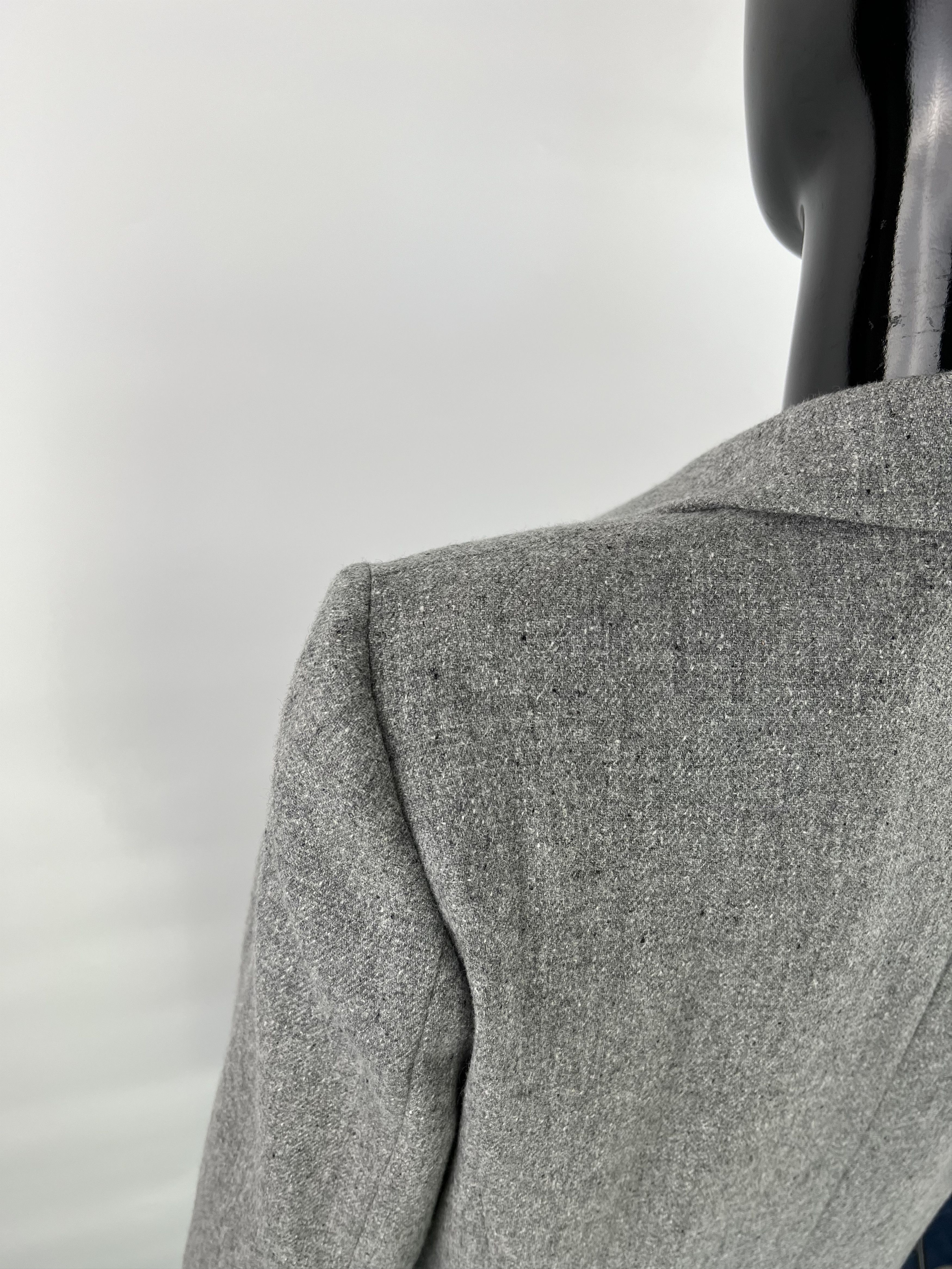 Marella Marella Vintage Gray Wool Suit Skirt Size IT44 US10 D38 GB12 Size M / US 6-8 / IT 42-44 - 4 Thumbnail
