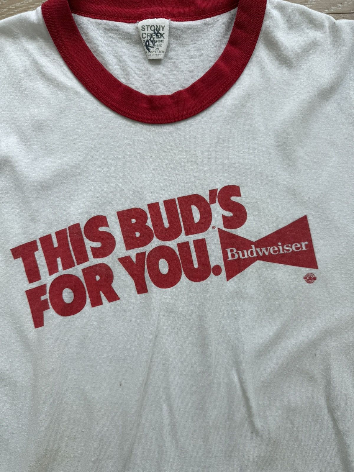 Budweiser Vintage Budweiser Bud promo shirt Size US XL / EU 56 / 4 - 2 Thumbnail