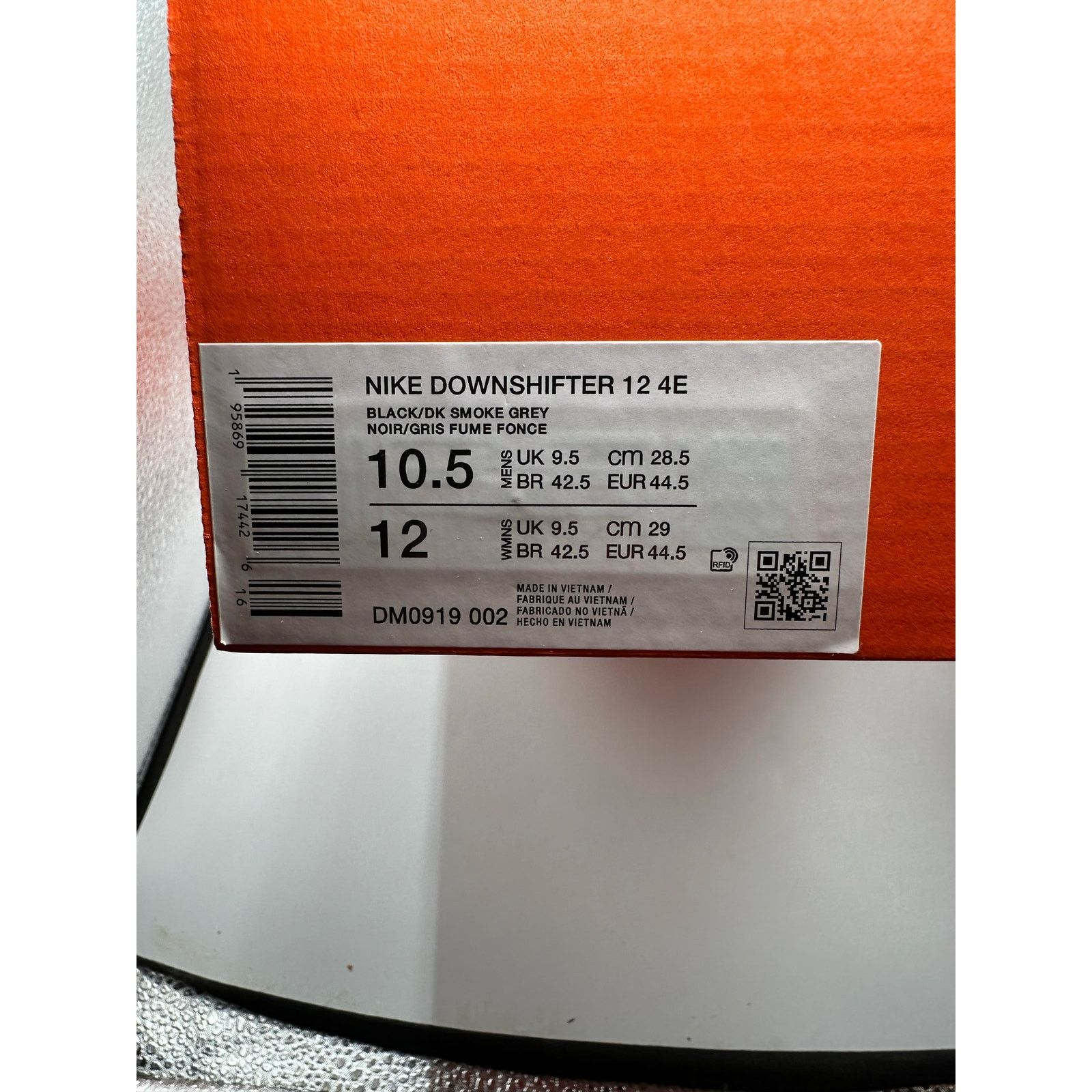 Nike Nike Downshifter 12 Extra Wide “Black Particle Grey” Size US 10.5 / EU 43-44 - 7 Thumbnail