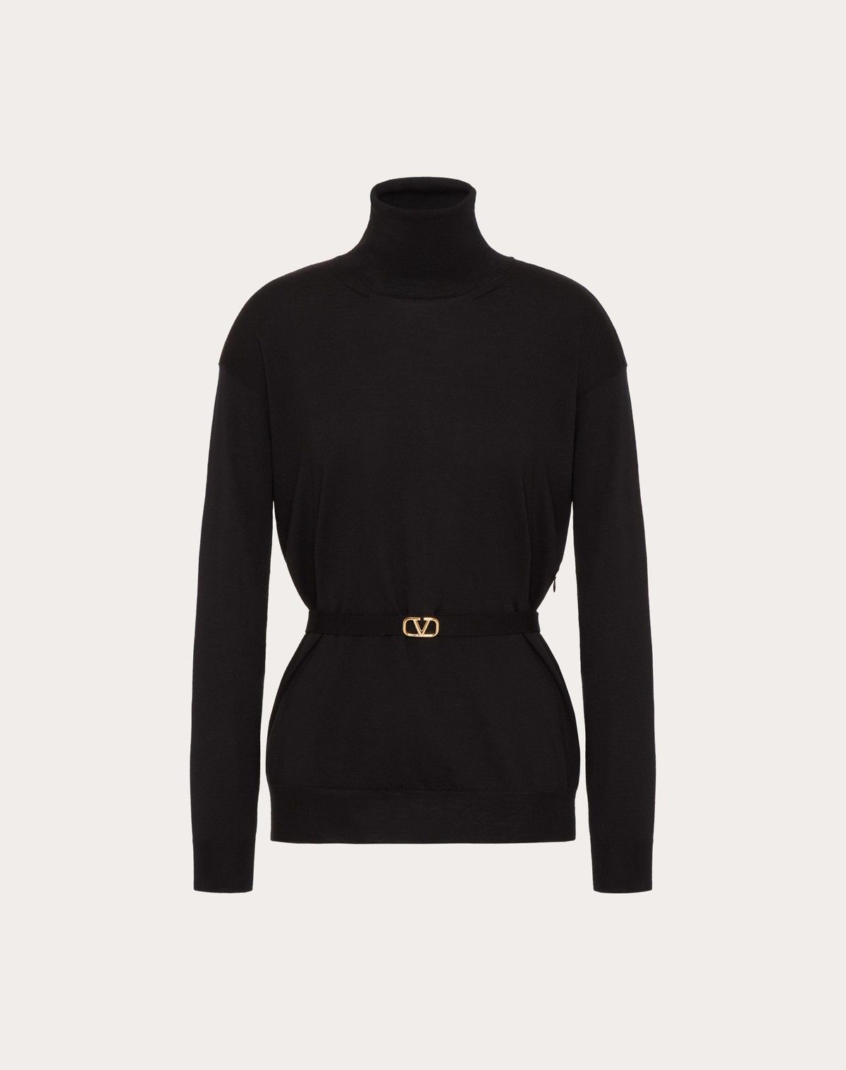 Valentino o1s1wg110525 Wool Jumper in Black Size S / US 4 / IT 40 - 1 Thumbnail