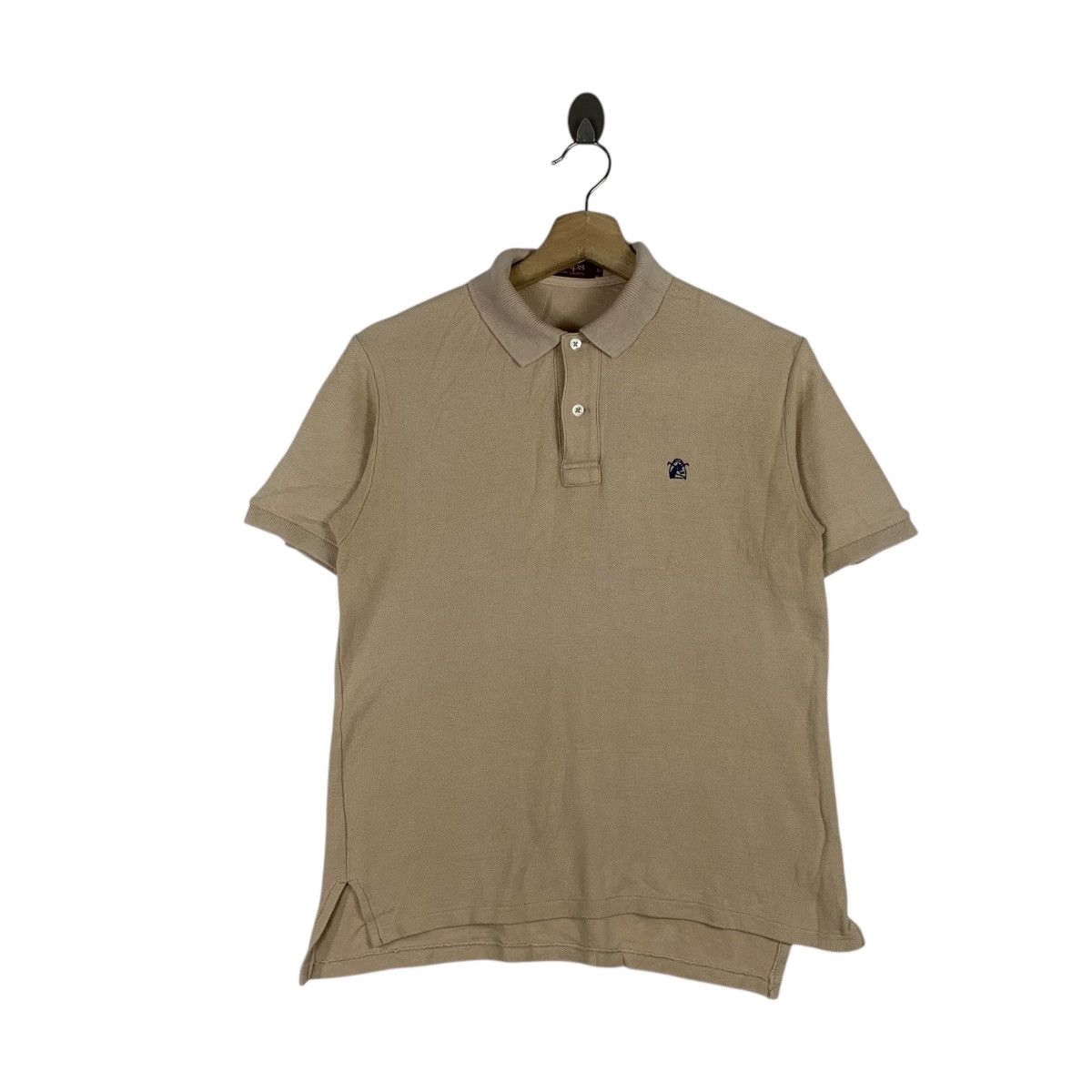 Chaps Ralph Lauren Vintage 90’ CHAPS RALPH LAUREN Brown Polo Tee Shirt Top Size S / US 4 / IT 40 - 1 Thumbnail