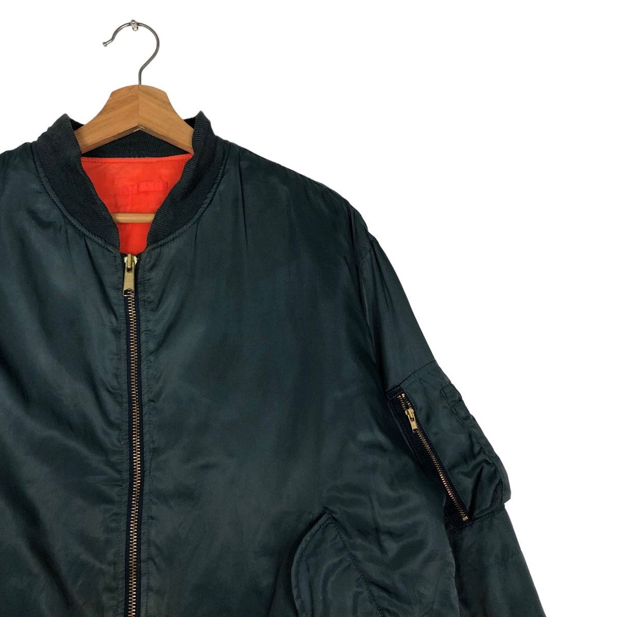 Japanese Brand 🔥Vintage Fly Bomber Jacket Riot Riot Uniqlo Japan Made Size US L / EU 52-54 / 3 - 6 Thumbnail