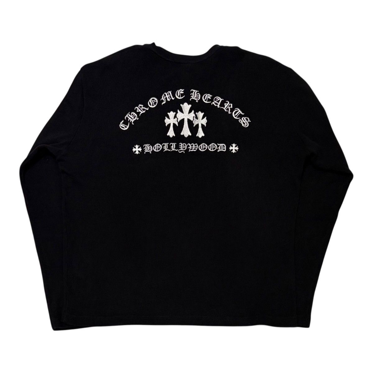 Chrome Hearts Chrome Hearts Cemetery Thermal Long Sleeve Henley Black Size US XXL / EU 58 / 5 - 1 Thumbnail