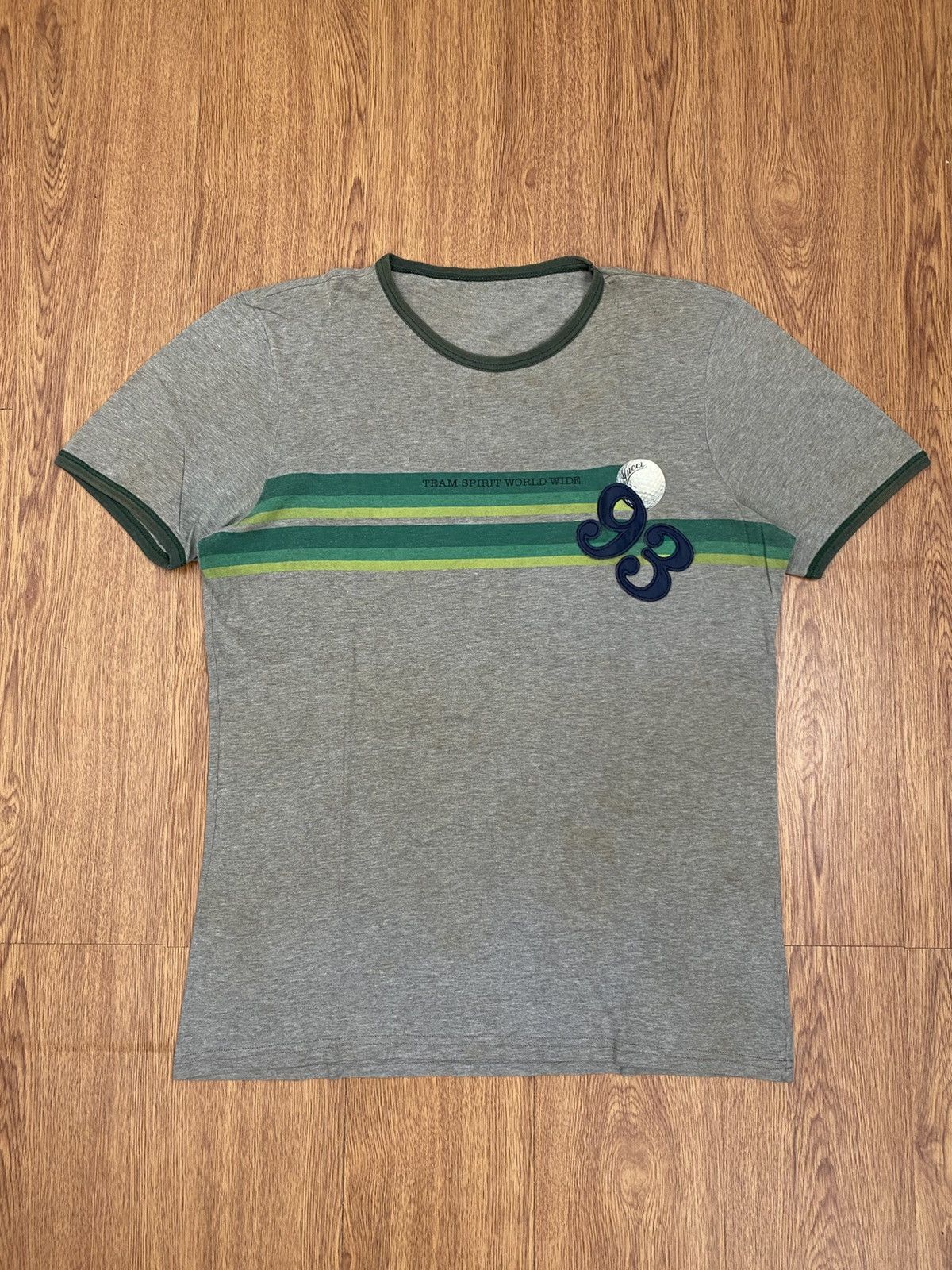 Gucci Gucci team spirit world wide golf 2009 ringer tee Size US M / EU 48-50 / 2 - 1 Thumbnail