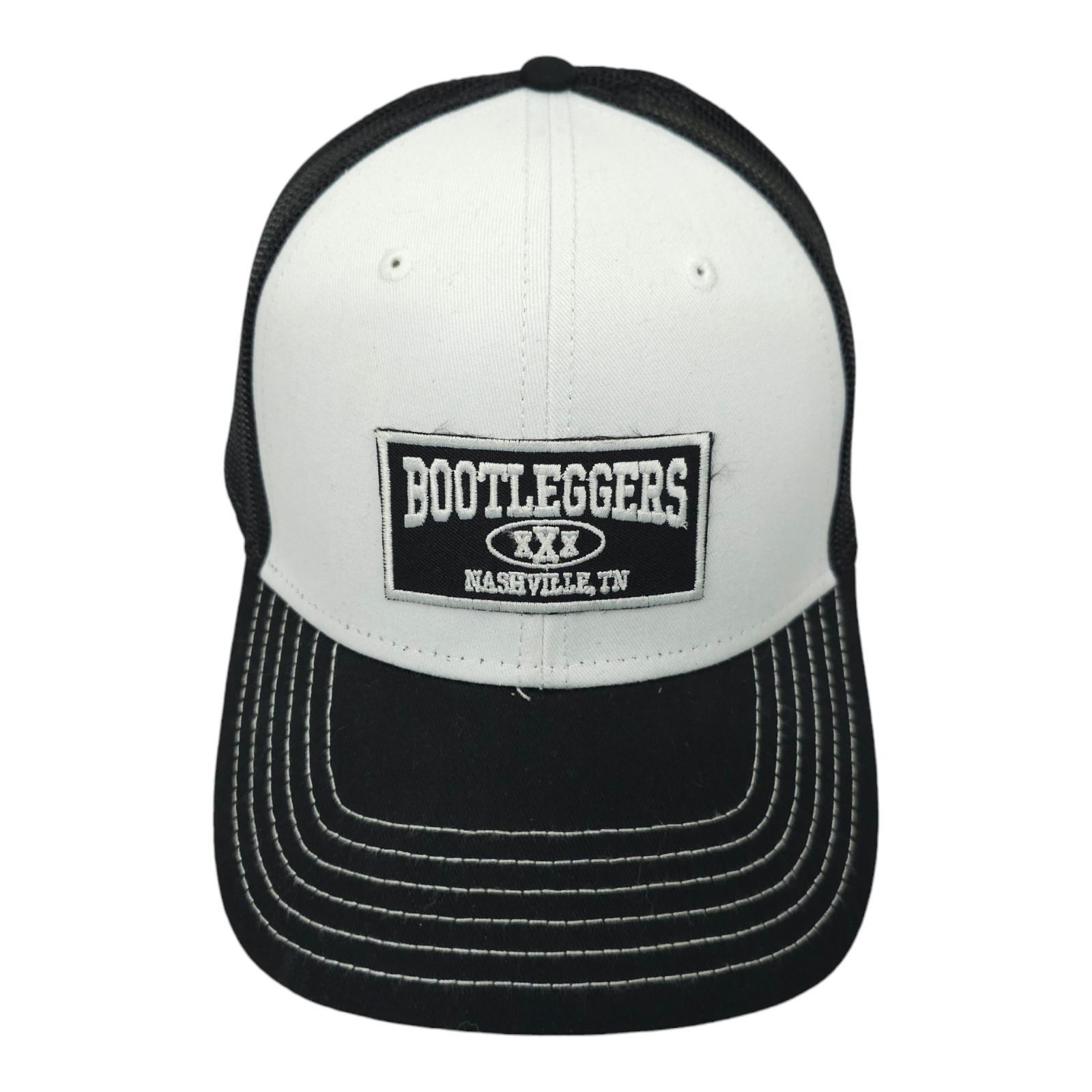 Otto Bootleggers Nashville TN Logo Patch Mesh Snapback Cap Hat Size ONE SIZE - 1 Thumbnail
