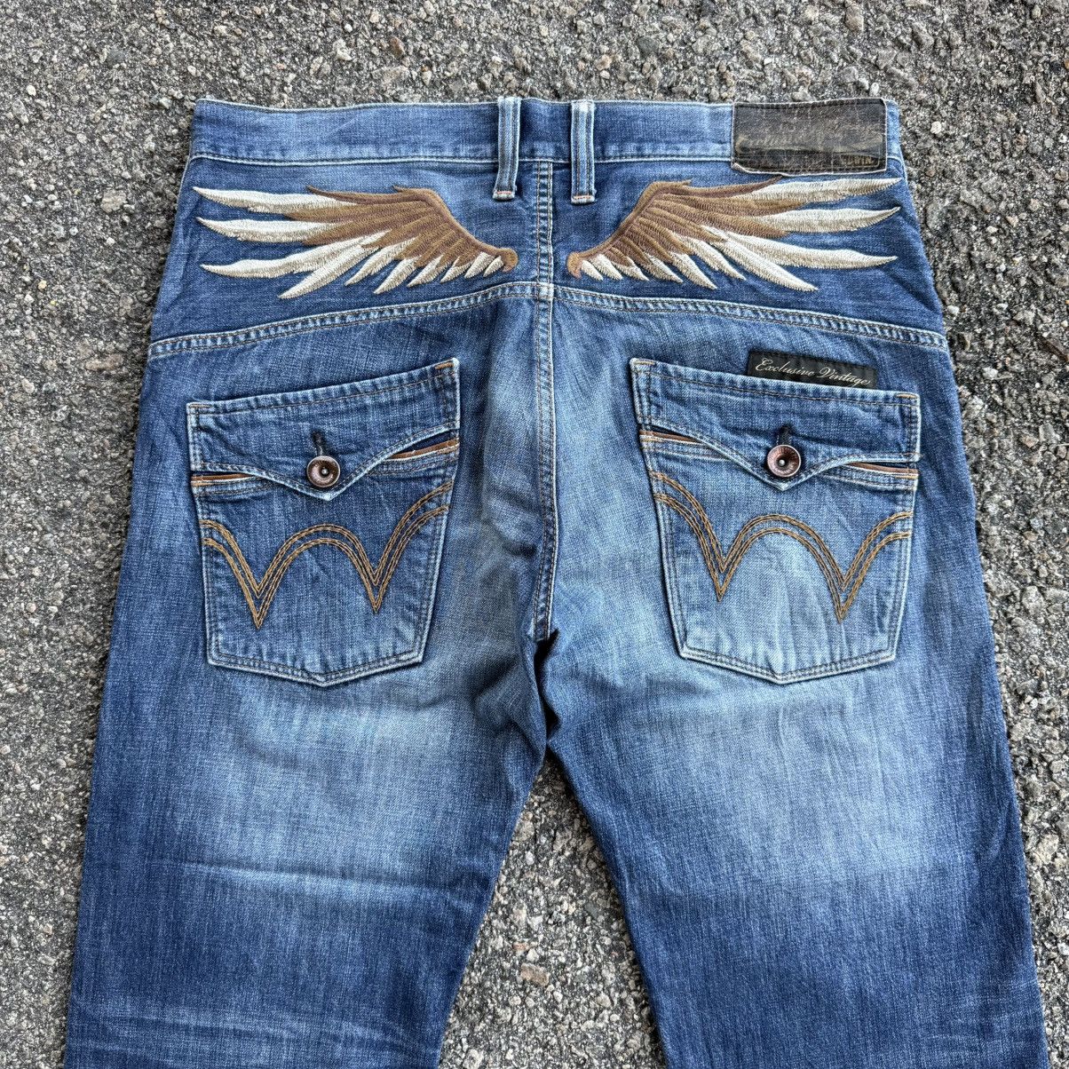 Edwin Vintage Edwin embroided wing Jean denim pants Size US 36 / EU 52 - 1 Thumbnail