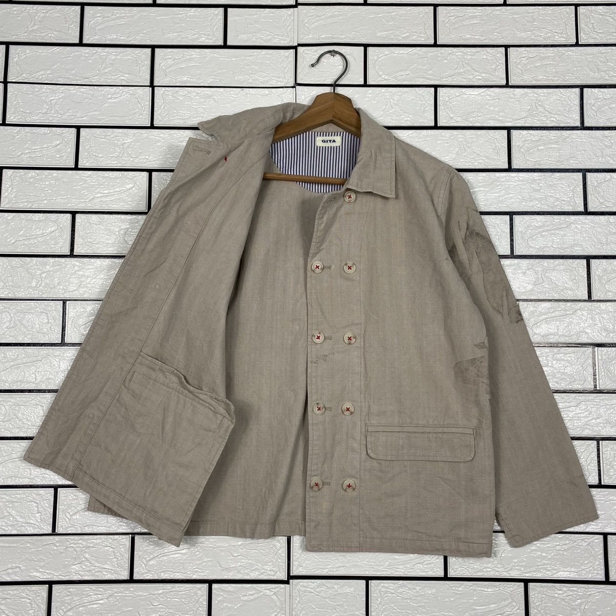 Issey Miyake 📌Vintage Chore Work Jacket Gita Duck Canvas Size US M / EU 48-50 / 2 - 12 Thumbnail