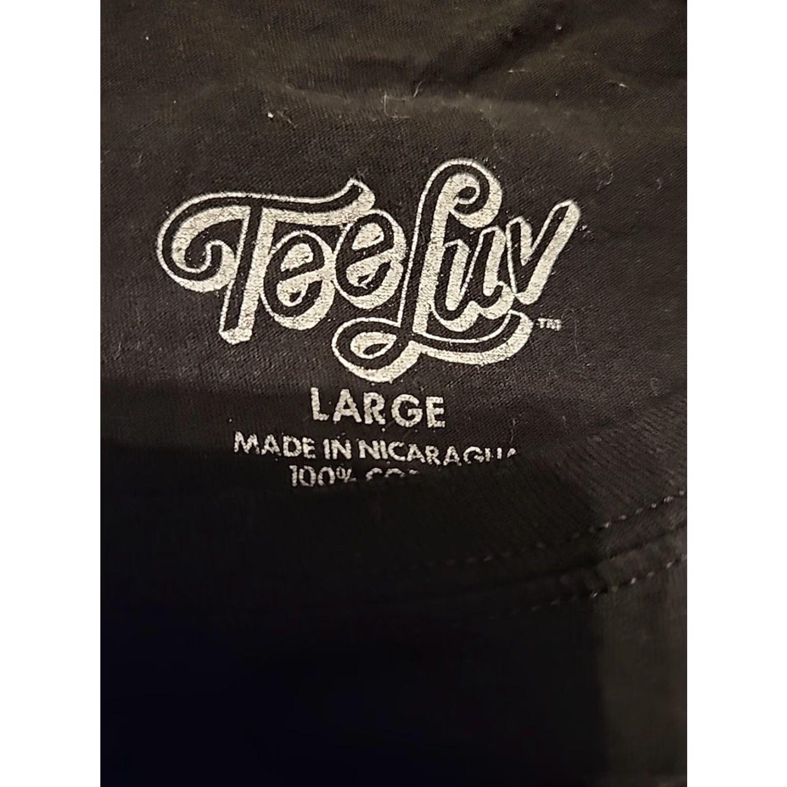 Vintage Tee Luv Mens T Shirt L Black Crew Neck Short Sleeve Graphic? (No Graphic) Size US L / EU 52-54 / 3 - 2 Thumbnail