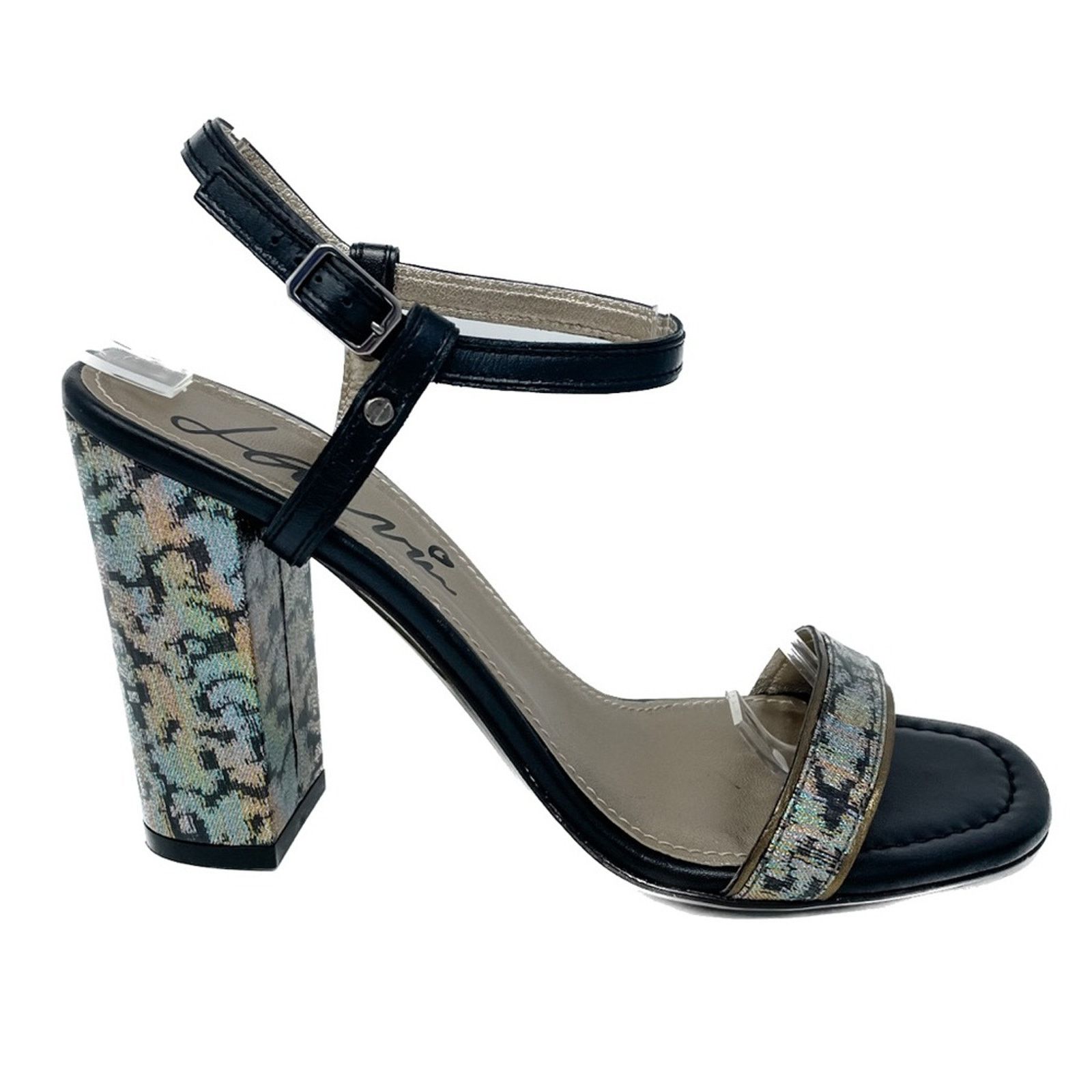 Lanvin Lanvin Rainbow holographic block heel sandals 38.5 Size US 8.5 / IT 38.5 - 12 Thumbnail