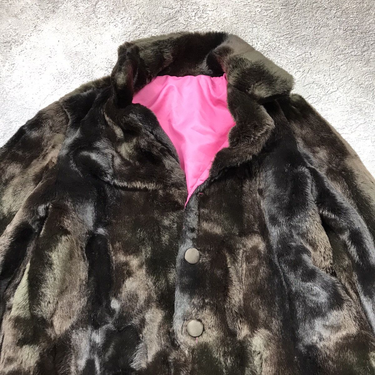 Japanese Brand VINTAGE Y2K FUR FAUX JAPAN CASUAL STREETWEAR 90s Size M / US 6-8 / IT 42-44 - 3 Thumbnail
