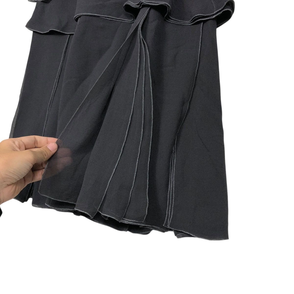 Louis Vuitton 🔥SILK MID-LENGTH DRESS LOUIS VUITTON METALLIC Size XS / US 0-2 / IT 36-38 - 8 Thumbnail