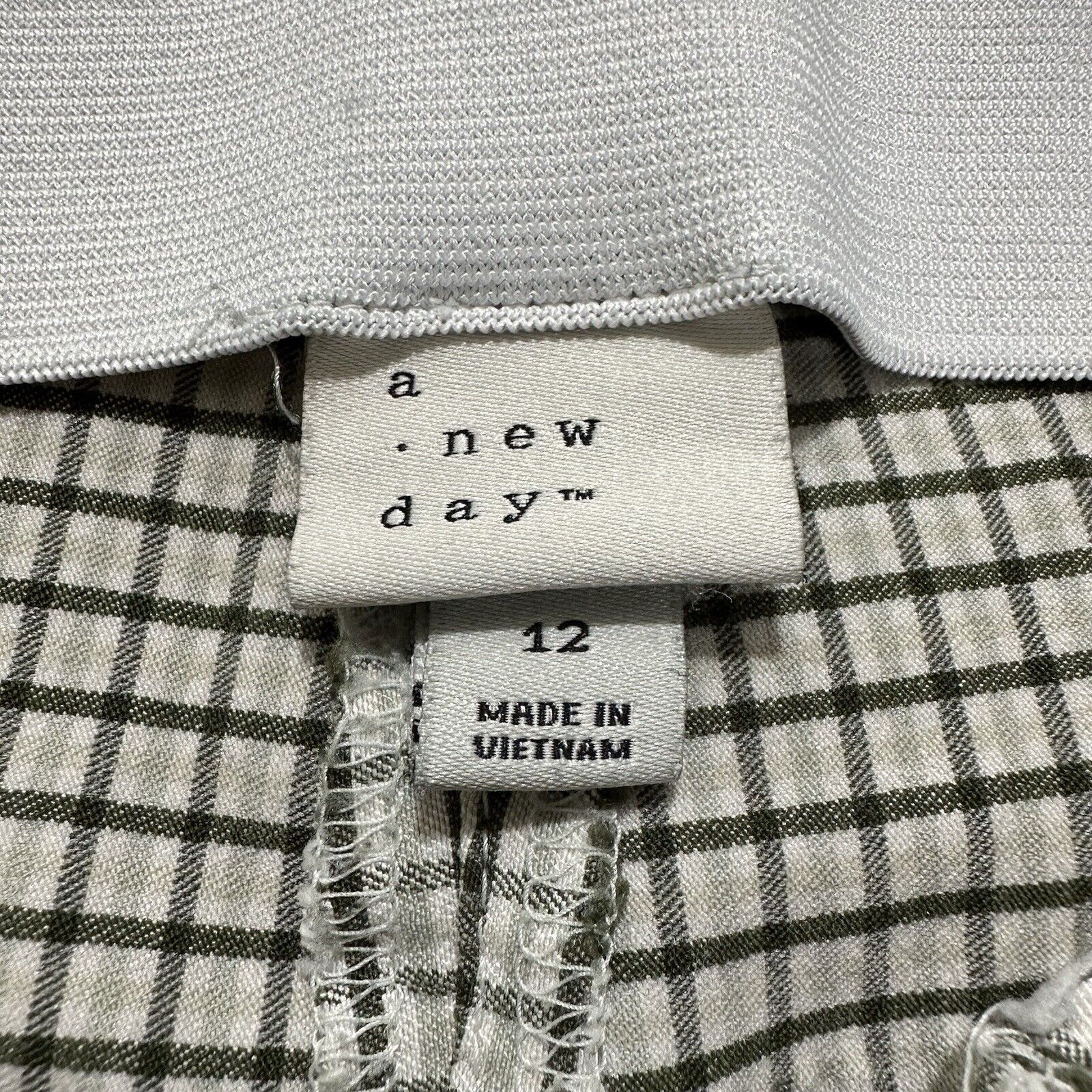 Other A New Day 12 Windowpane Grid Trousers Pants 26" Inseam Size 34" / US 12 / IT 48 - 5 Thumbnail