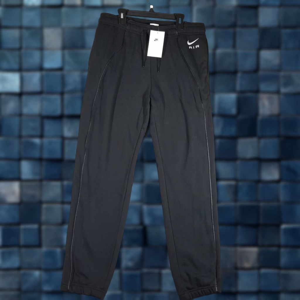 Nike Nike Air Women's Joggers Sweatpants NEW 85 Mid-Rise Fleece Black 32 in Inseam 29 M Size Regular 80% Cotton 20% Polyester Size 32" / US 10 / IT 46 - 1 Thumbnail