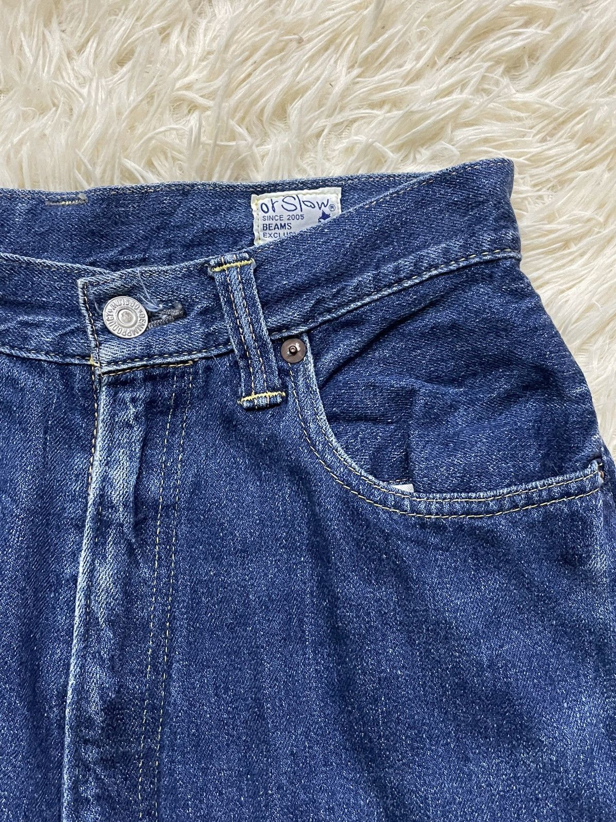 Beams Plus × Orslow Final Drop‼️Orslow x Beams Selvedge Drop Croth Size US 26 / EU 42 - 6 Thumbnail