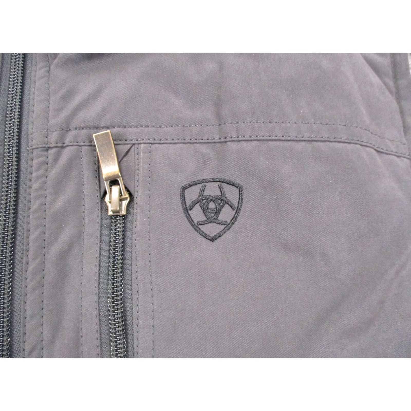 Ariat Ariat Vest Jacket Mens S Gray Puffer Quilted Lined Lightweight Windproof Pockets Zip Full Zip Outdoor 90s Theme Size US S / EU 44-46 / 1 - 6 Thumbnail
