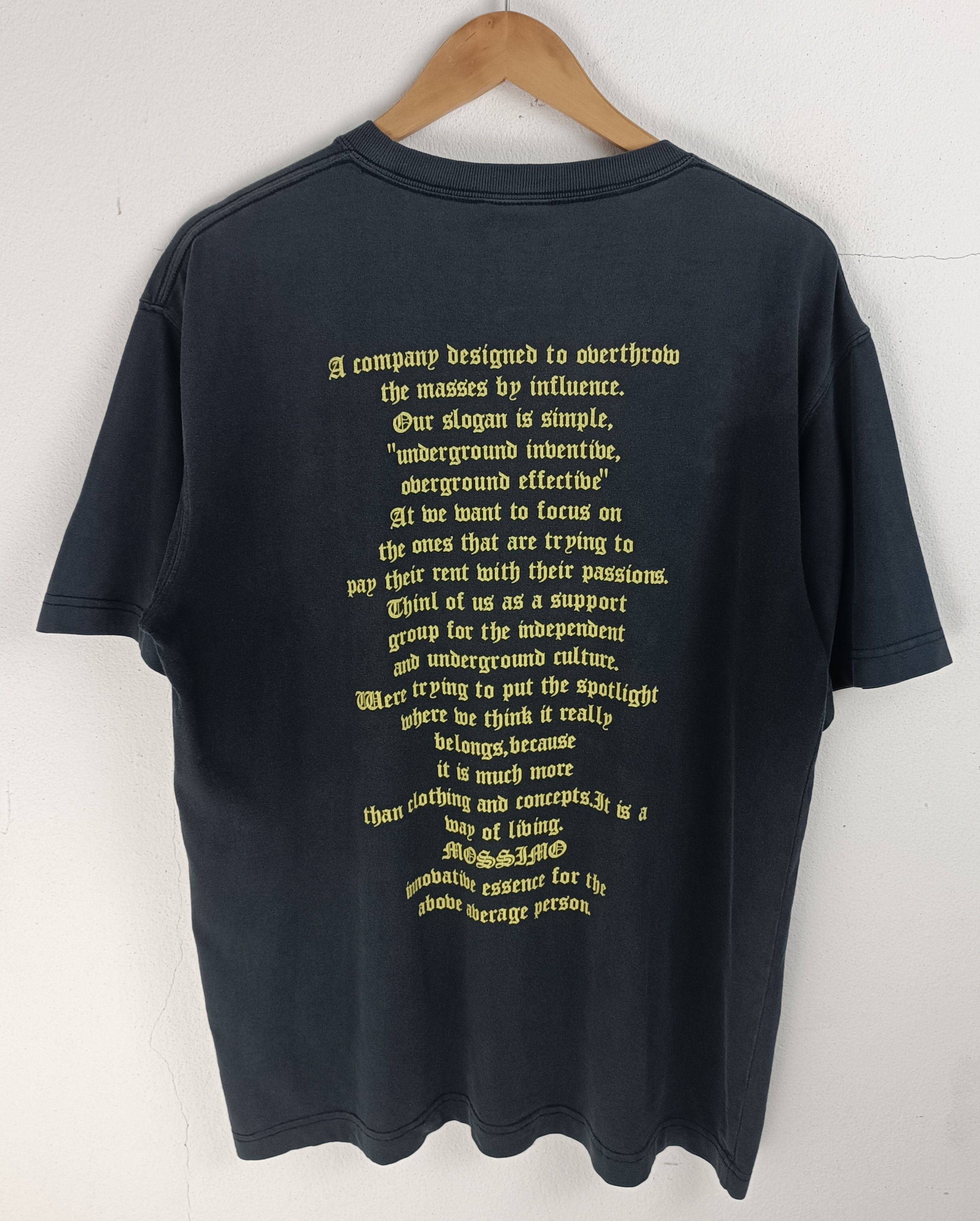 Mossimo VINTAGE 90'S MOSSIMO SPORT F THE MASSES FADED VERY RARE TEE Size US L / EU 52-54 / 3 - 4 Thumbnail