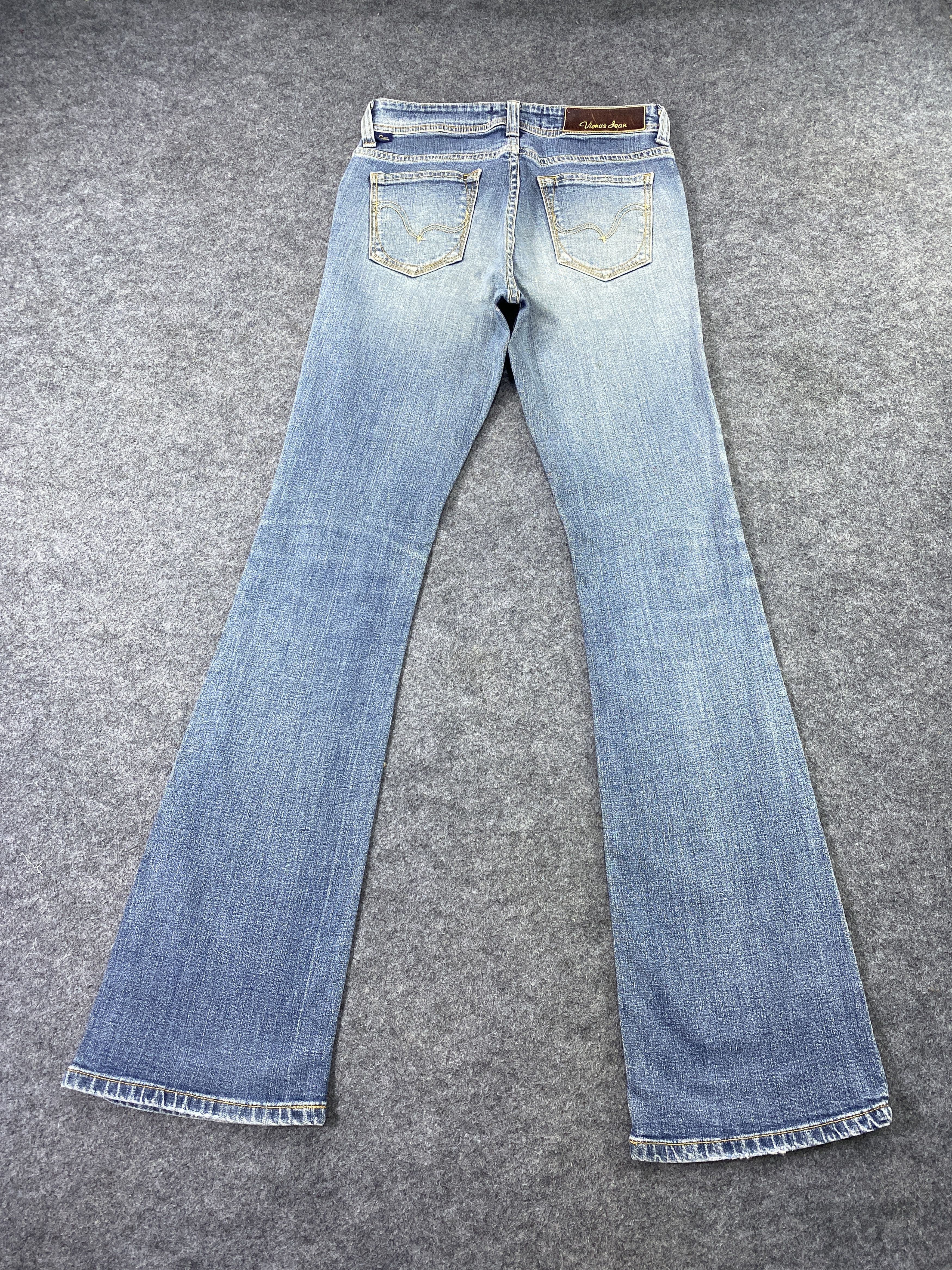 Edwin Vienus Jean by Something Edwin Flare Blue Wash Jeans - J1087 Size 28" / US 6 / IT 42 - 4 Thumbnail