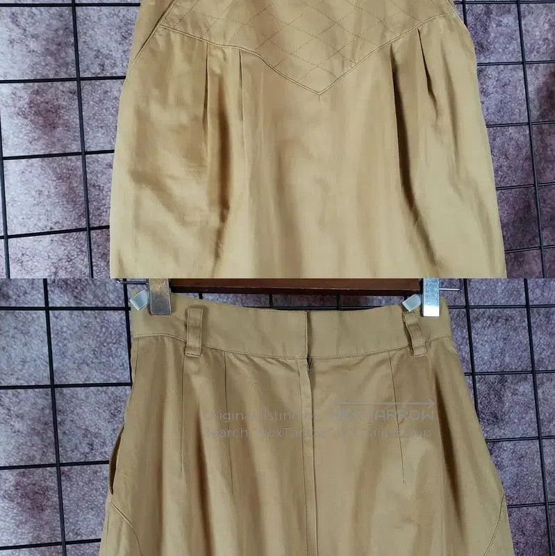 Dior Dior Summer Khaki Cotton Skirt in Size S . Size 22" - 3 Thumbnail