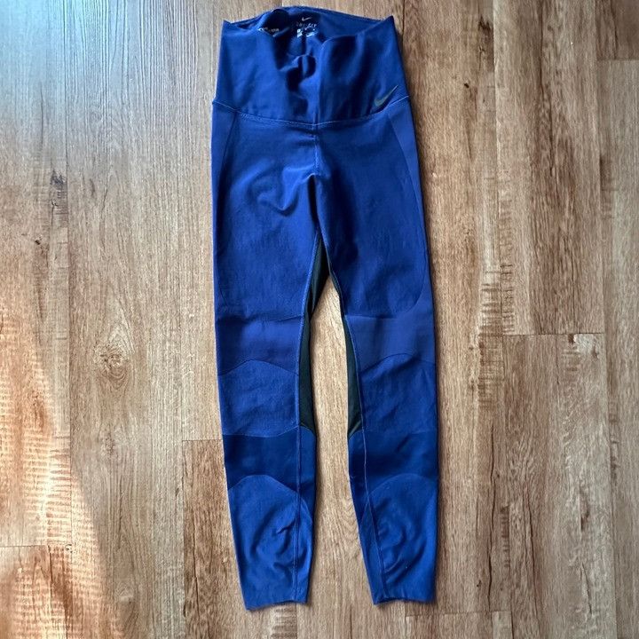 Nike Nike Workout Leggings Women's Yoga Running Gym Blue Exercise Size 30" / US 8 / IT 44 - 4 Thumbnail