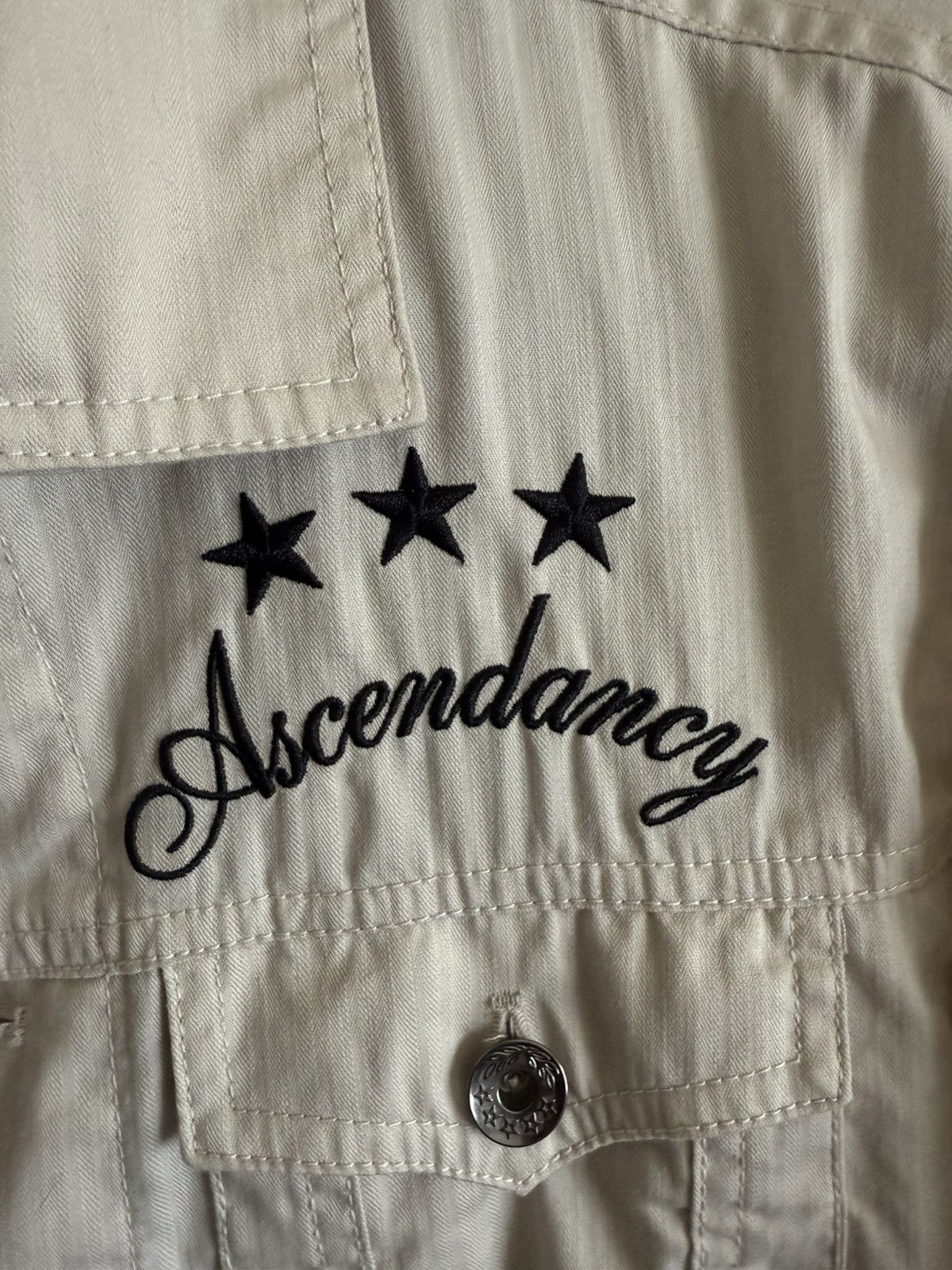 Japanese Brand naughty style embroidered light trucker jacket Size US M / EU 48-50 / 2 - 4 Thumbnail