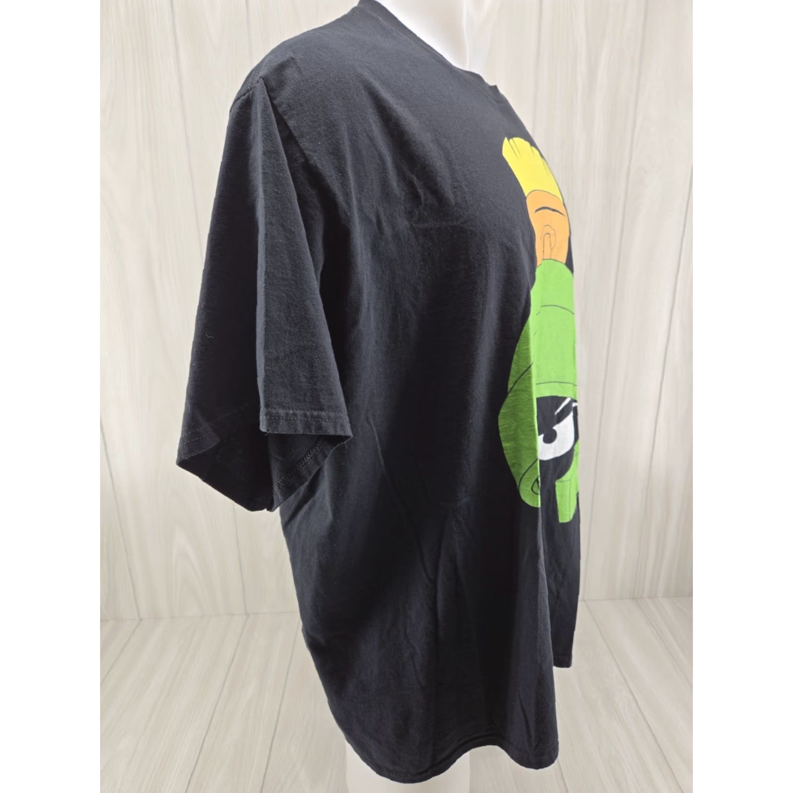Port & Company VINTAGE Looney Tunes Port & Company T-Shirt Marvin The Martian Big Face Graphic Print 3XL Black Crewneck Short Sleeve Mens Size US XXL / EU 58 / 5 - 6 Thumbnail