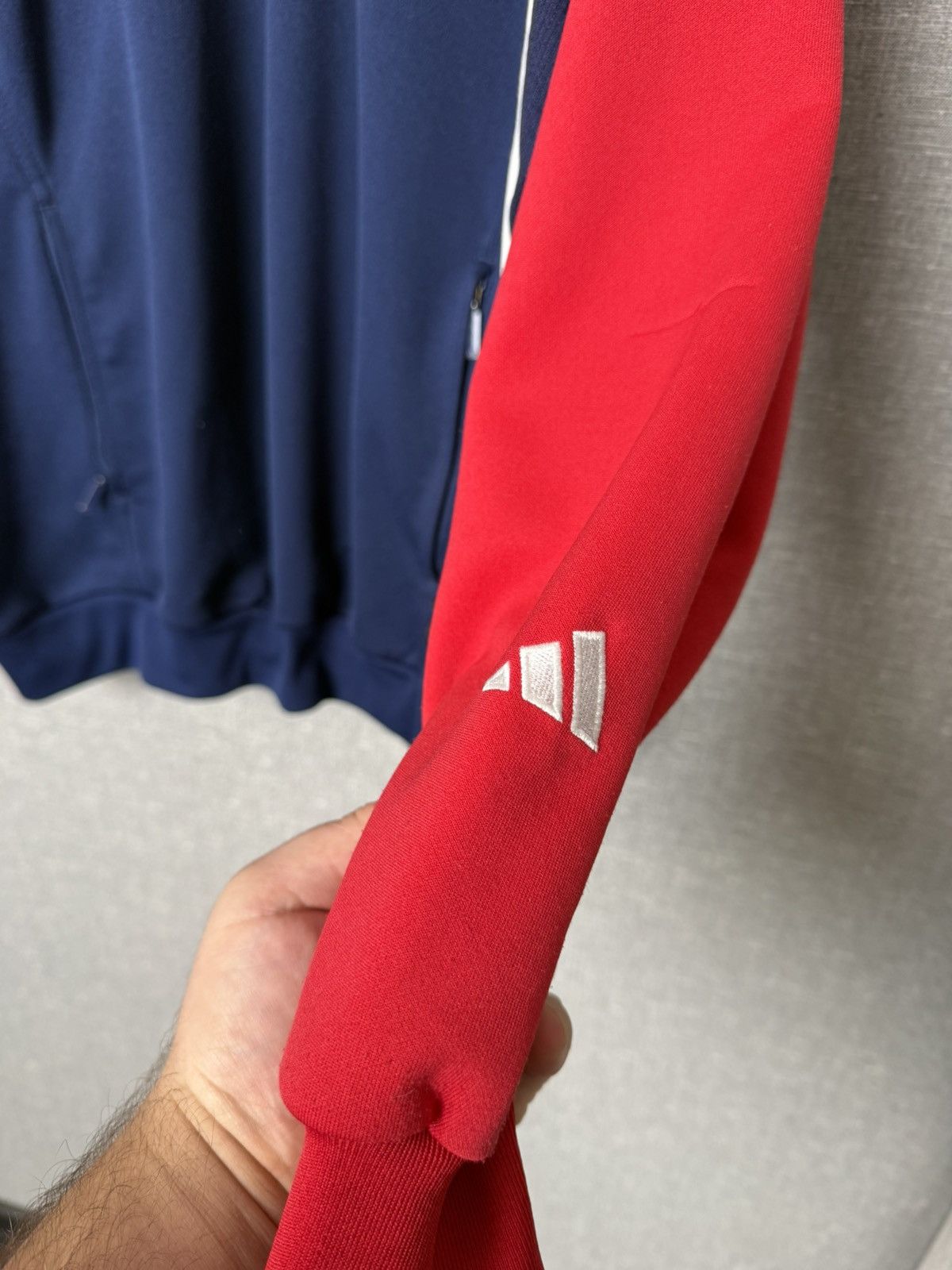 Adidas Vintage Bayern Munich Football Track Top Jacket Quarter Zip Size US L / EU 52-54 / 3 - 9 Thumbnail