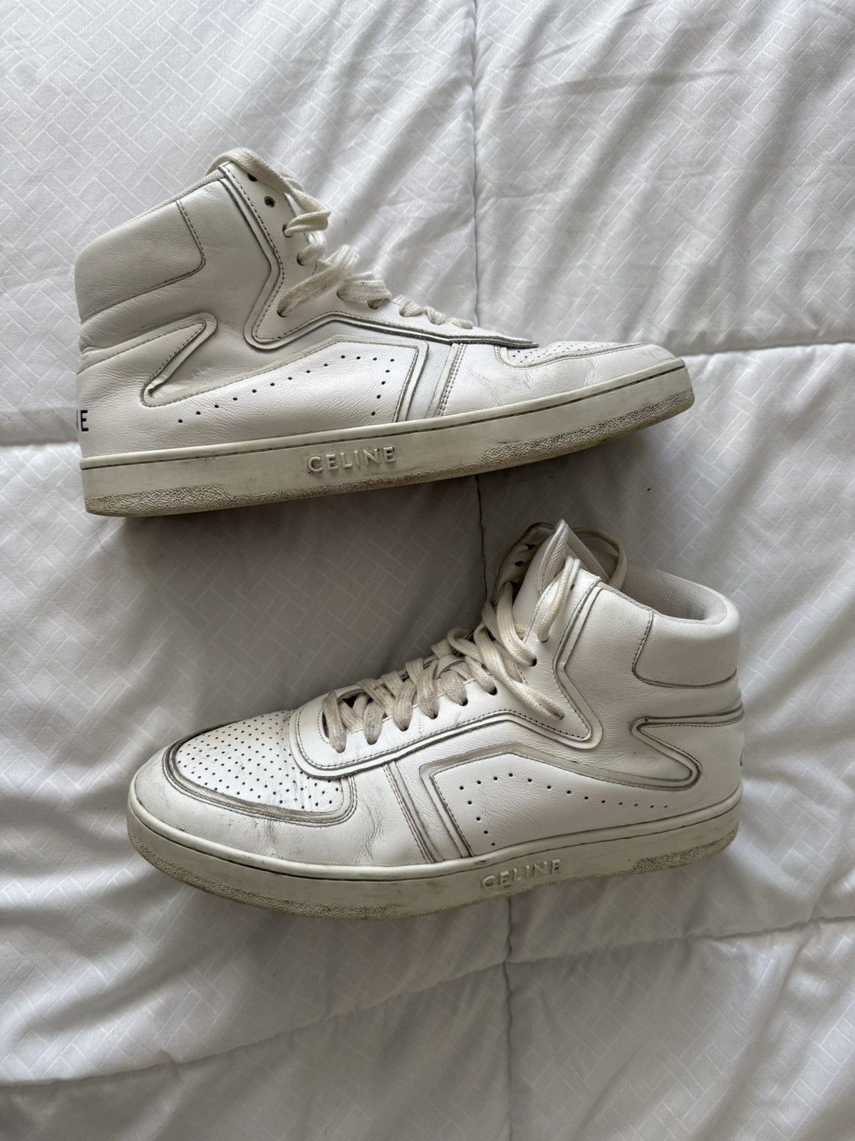 Celine Ct-01 Z Trainer High Top Sneakers