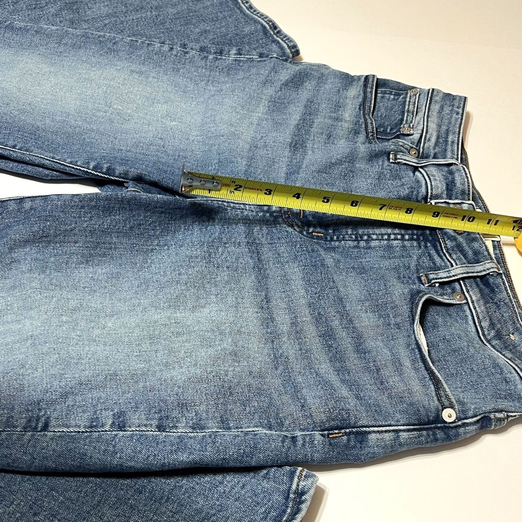Madewell VINTAGE Madewell Jeans Womens 29x27 Curvy Kick Out Blue Medium Wash Denim Size 29" - 4 Thumbnail