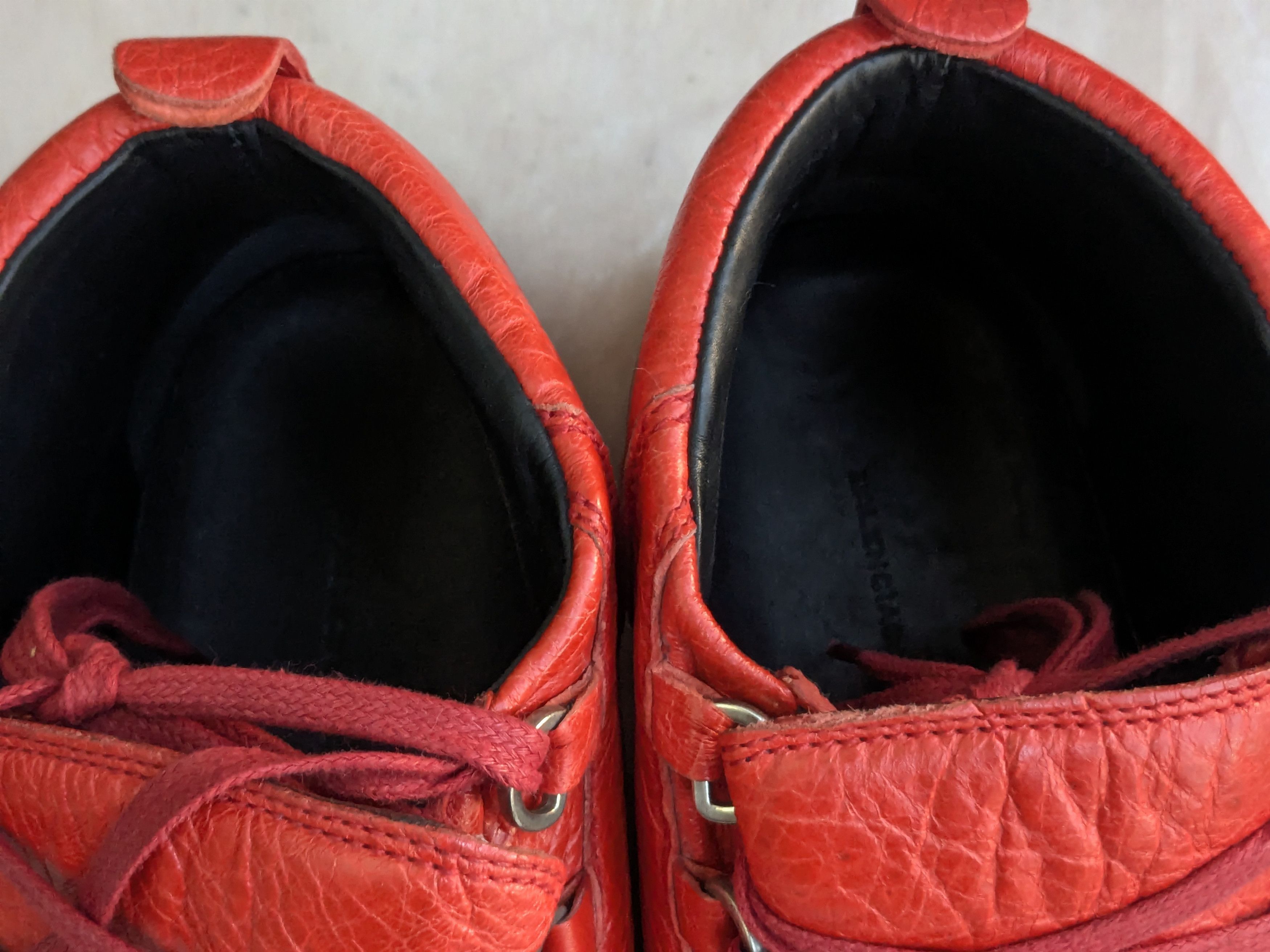 Balenciaga Balenciaga Arena Red 11 High Tops Leather Size US 11 / EU 44 - 8 Thumbnail