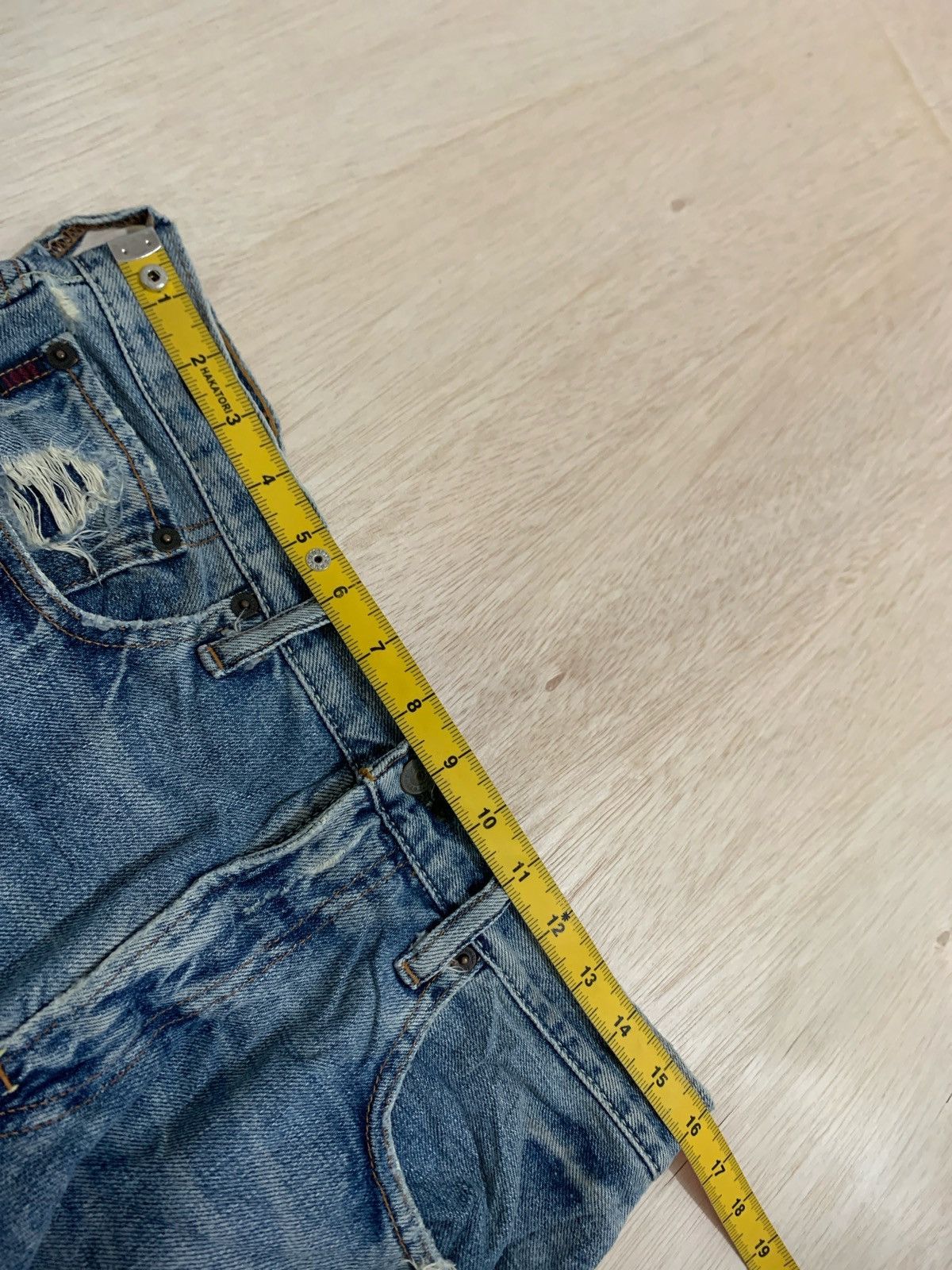 Hysteric Glamour × Japanese Brand Distressed Denim Abercrombie Bootcut Jeans Size US 32 / EU 48 - 11 Thumbnail