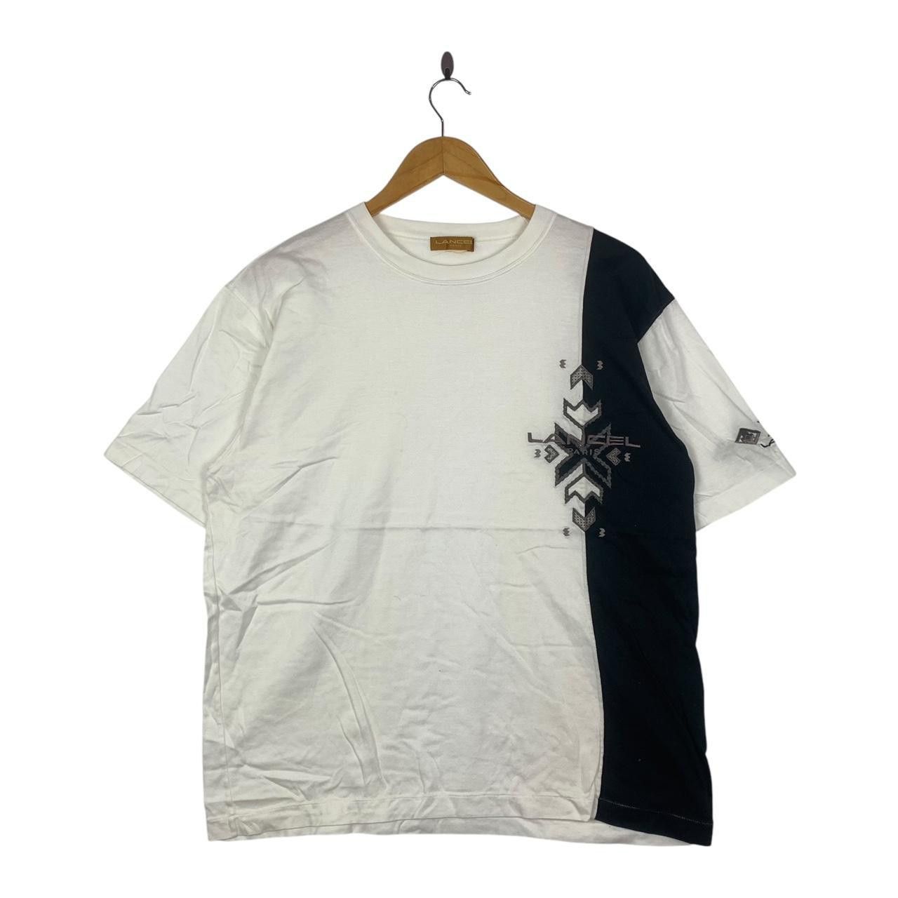 Vintage Vintage LANCEL PARIS Embroidered Logo Tee Shirt Size M / US 6-8 / IT 42-44 - 1 Thumbnail