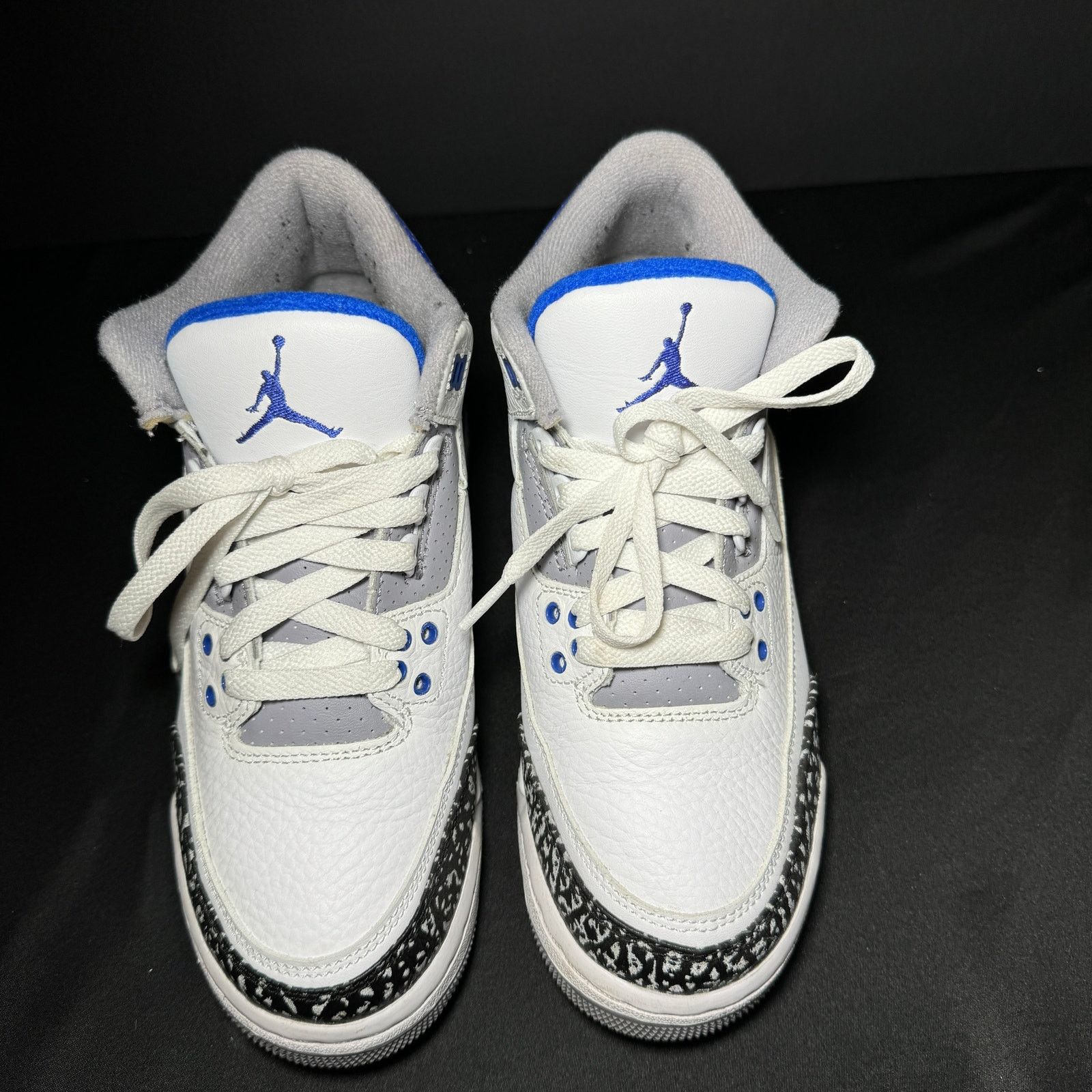 Jordan Brand × Nike Nike Air Jordan 3 Retro GS Racer Blue Men's Shoes - Size 6 Size US 6 / EU 39 - 3 Thumbnail