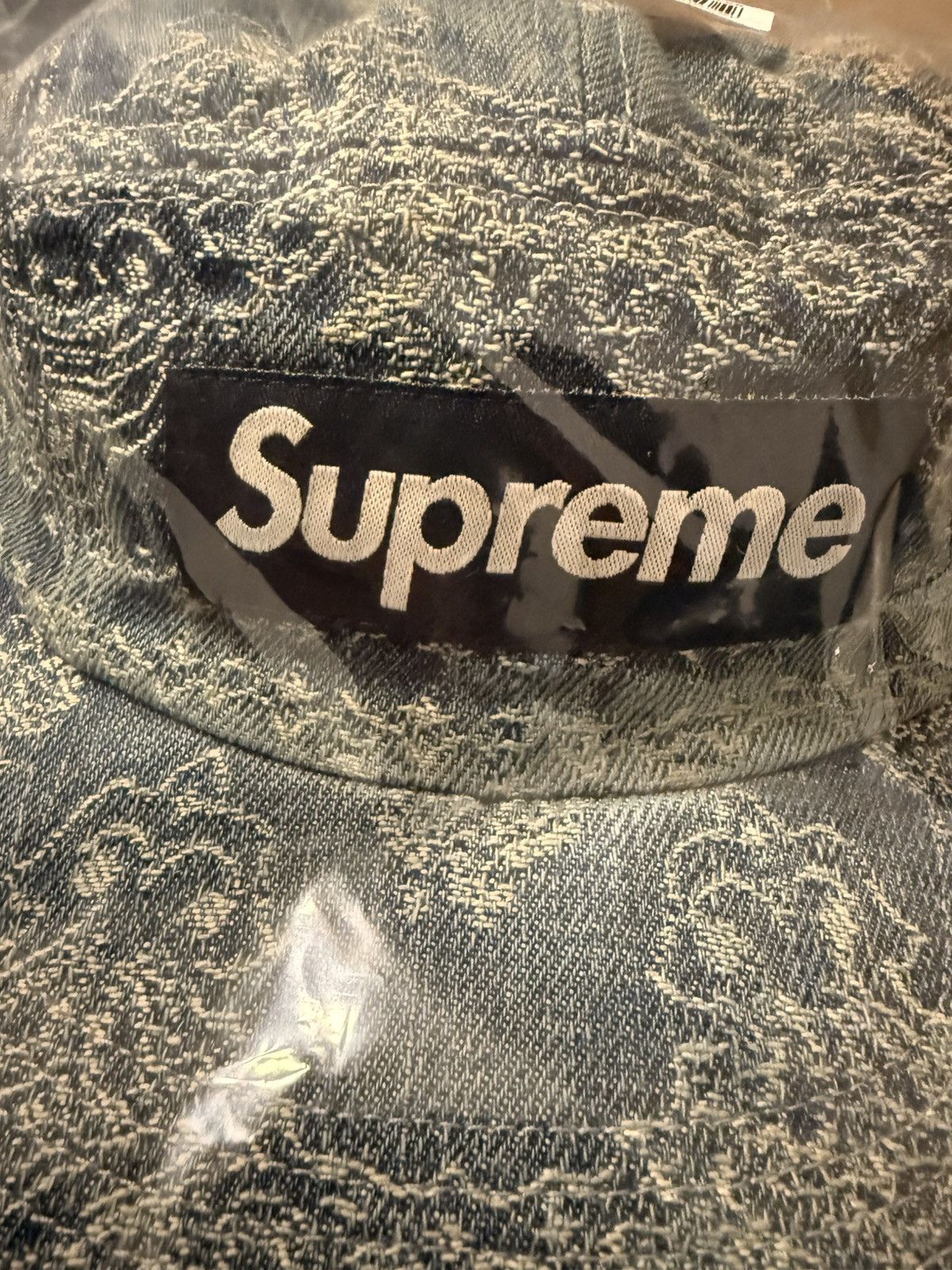 小物 Supreme Bandana Jacquard Denim Camp Cap i-img960x1200-
