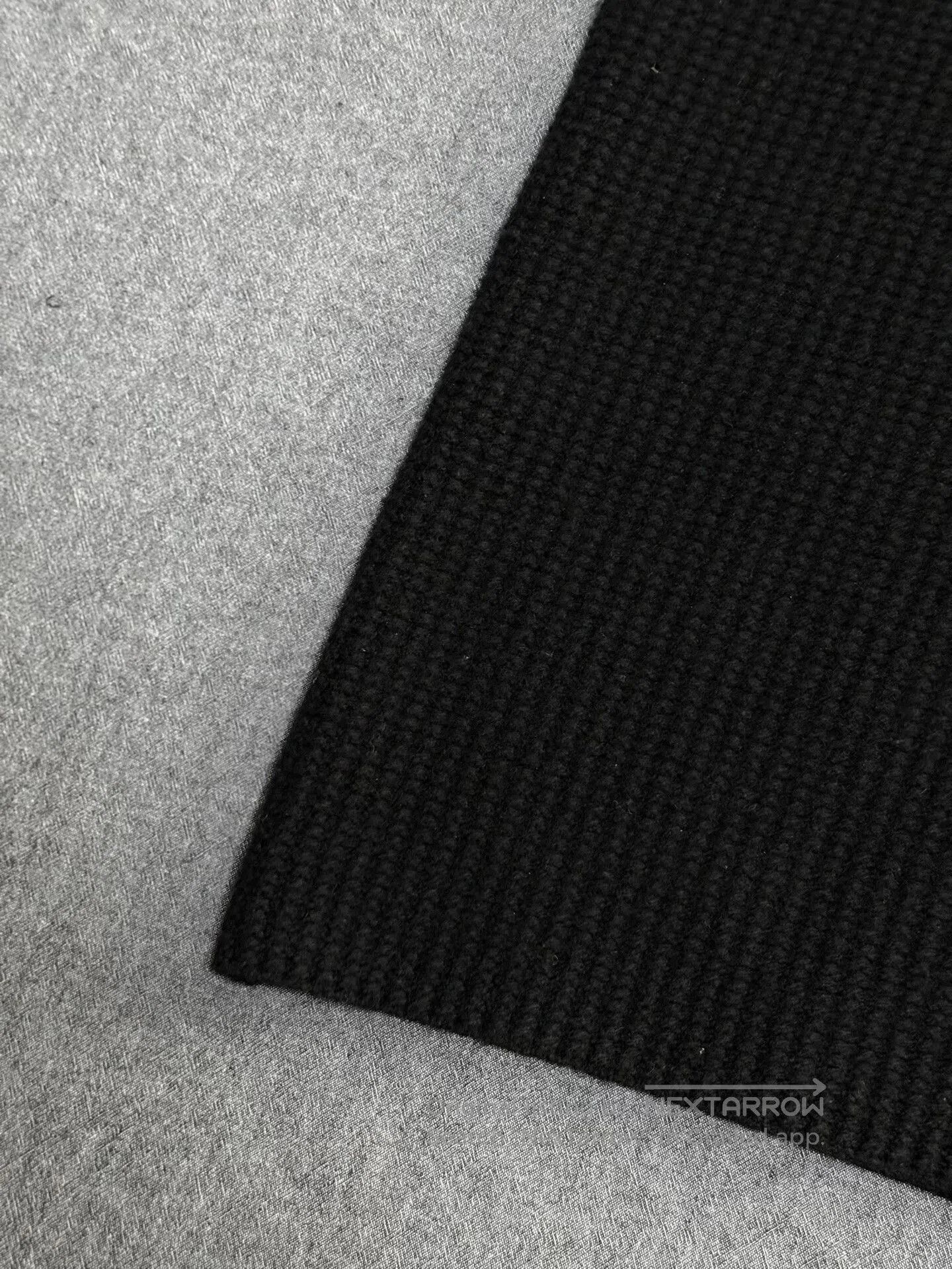 Japanese Brand Black High Neck Wool Sweater. Size US L / EU 52-54 / 3 - 6 Thumbnail