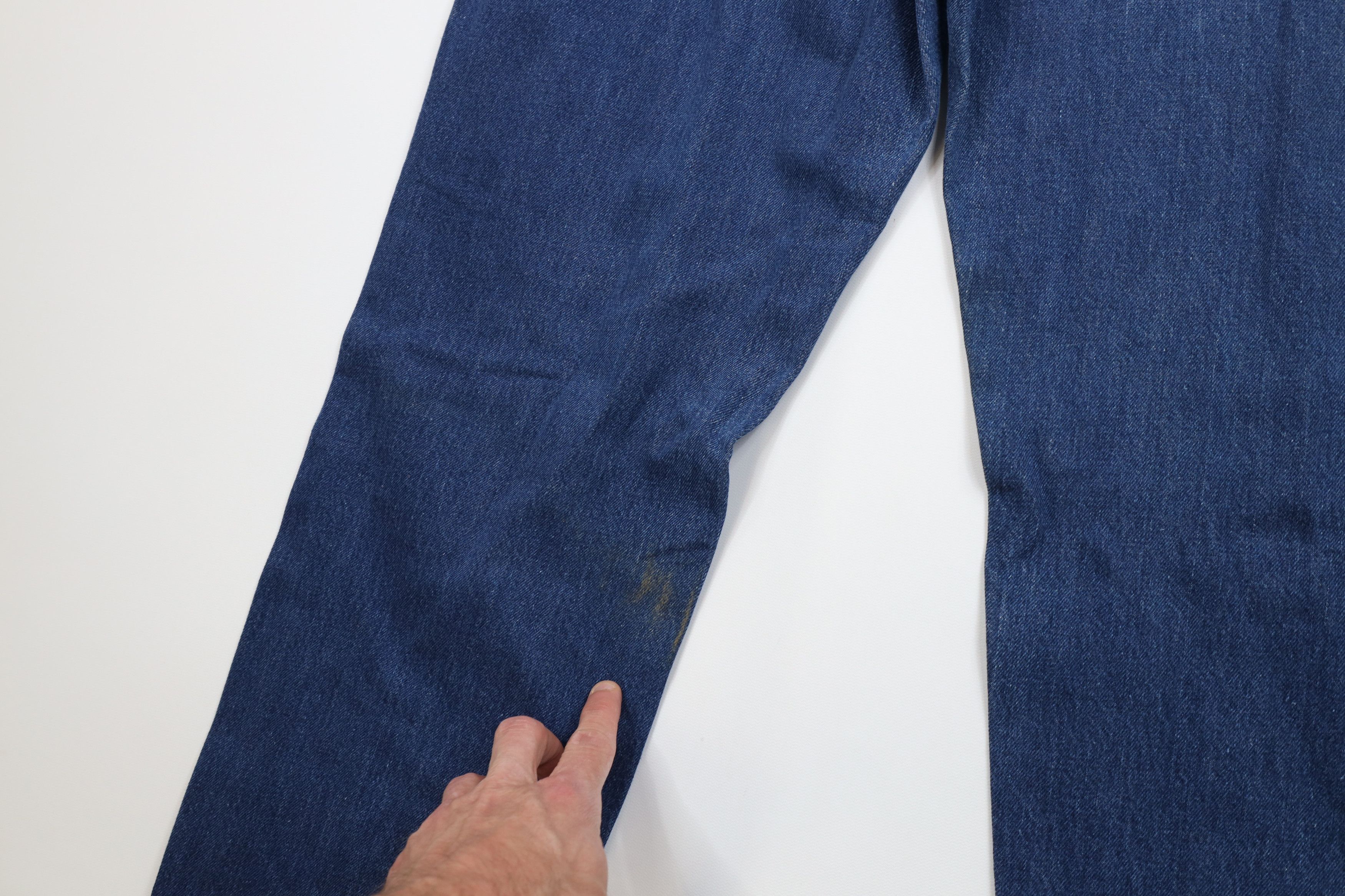 Lee Vintage 80s 90s Lee High Waisted Tapered Leg Jeans USA Blue Size 36" / US 14 / IT 50 - 9 Thumbnail