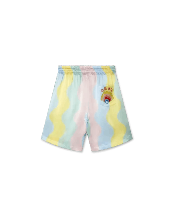 Casablanca o1mle0326 Drawstring Shorts Casa Shell Wave in Multicolor Size US 28 / EU 44 - 5 Thumbnail