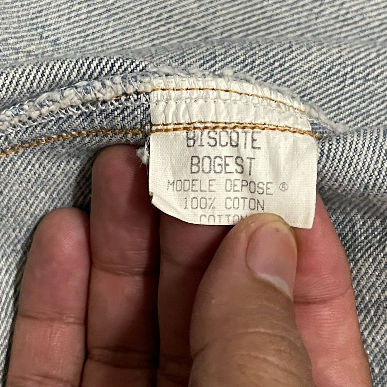 Vintage Vintage Biscote Bogest Denim Jacket Size M / US 6-8 / IT 42-44 - 9 Thumbnail