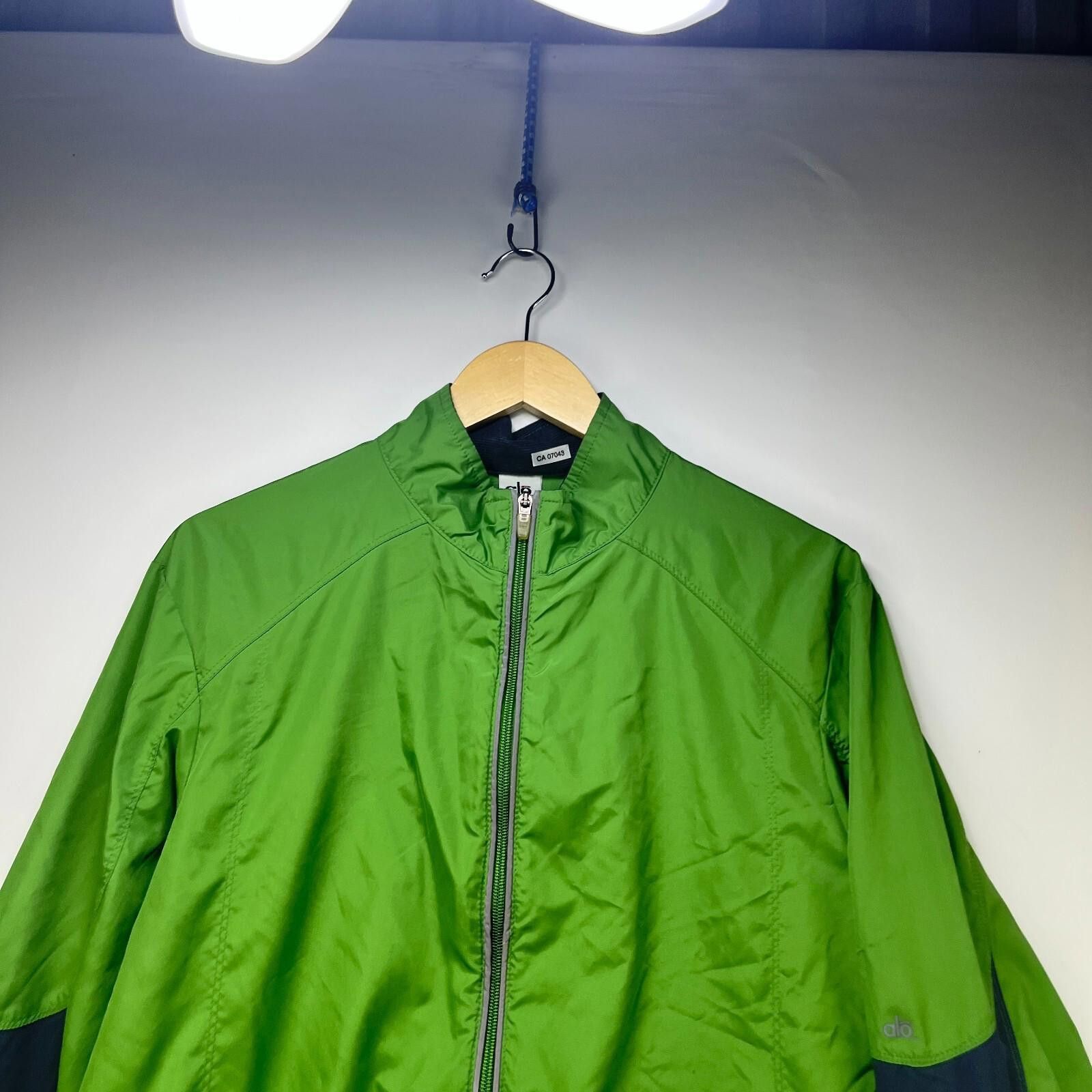 Alo Vintage Alo Yoga Zip-Up Windbreaker Jacket Women’s 2XL Size XXL / US 16-18 / IT 52-54 - 3 Thumbnail
