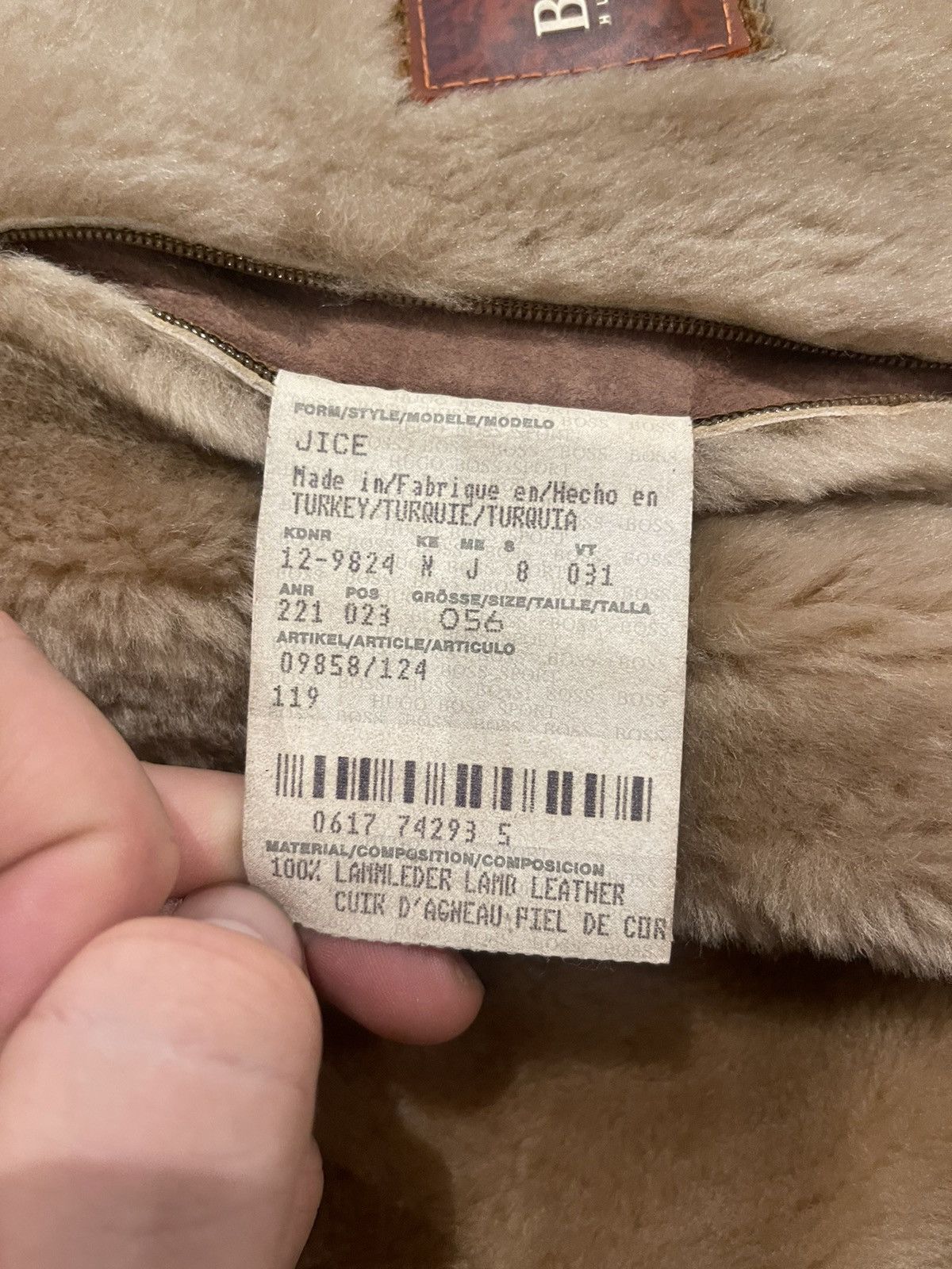 Hugo Boss Hugo Boss Lammleder Lamb Leather Jacket Size US XL / EU 56 / 4 - 5 Thumbnail