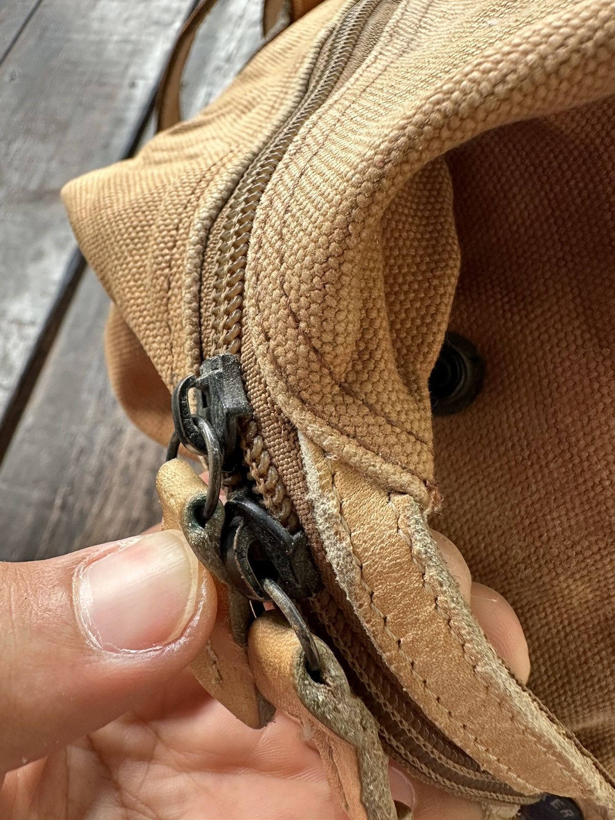 Japanese Brand × Porter × Vintage Vintage porter canvas hand carry bag Size ONE SIZE - 16 Thumbnail
