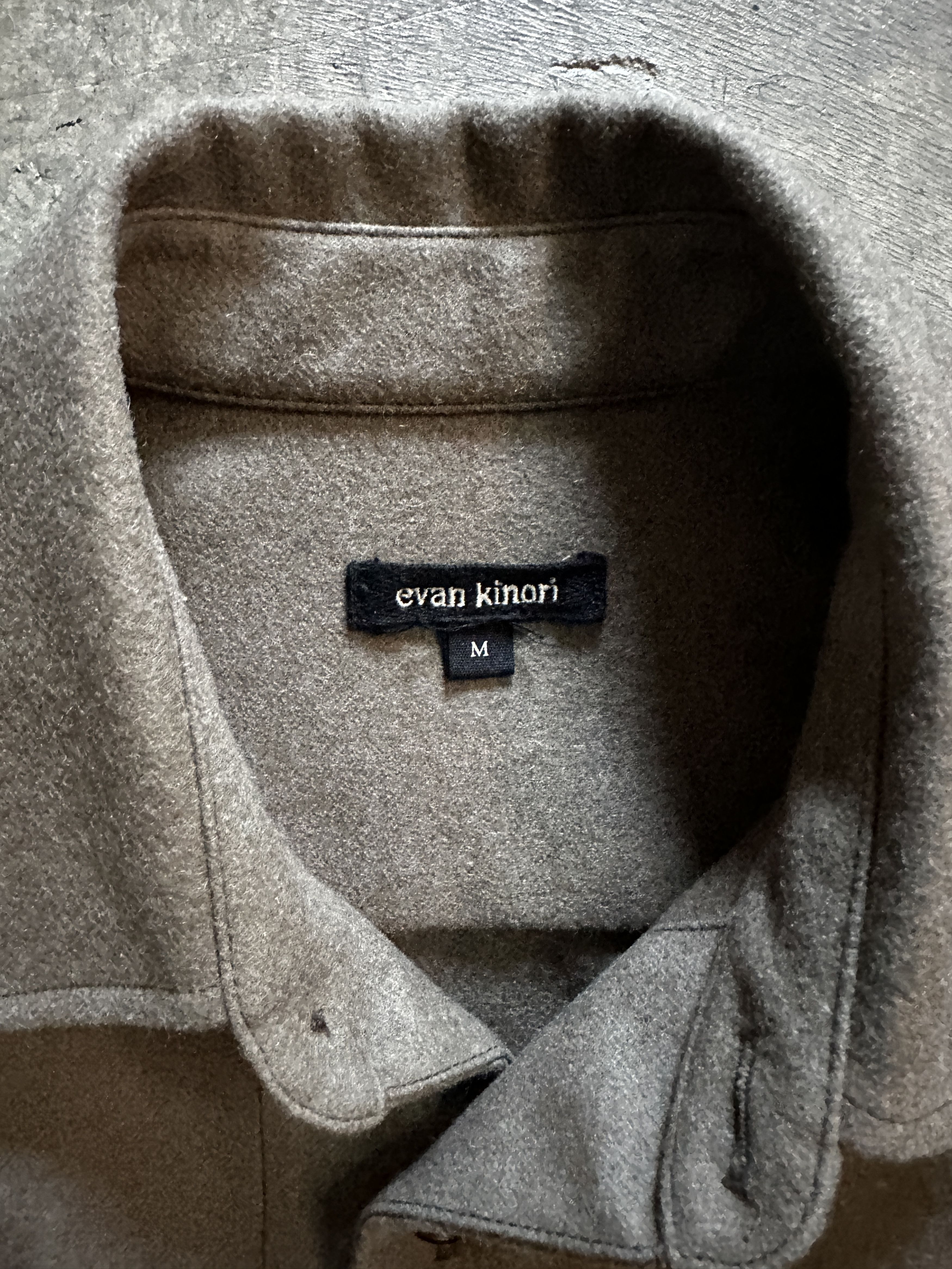 Evan Kinori Big Shirt - Wool Size US M / EU 48-50 / 2 - 4 Thumbnail