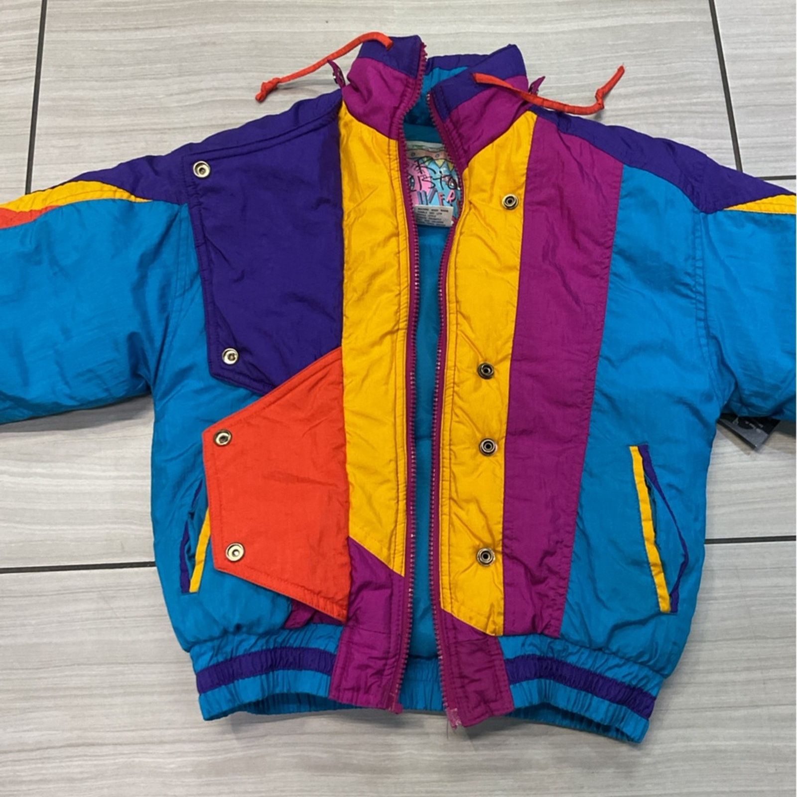 Vintage Vintage 90s Outerstuff Kids Puffer Jacket Size ONE SIZE - 4 Thumbnail