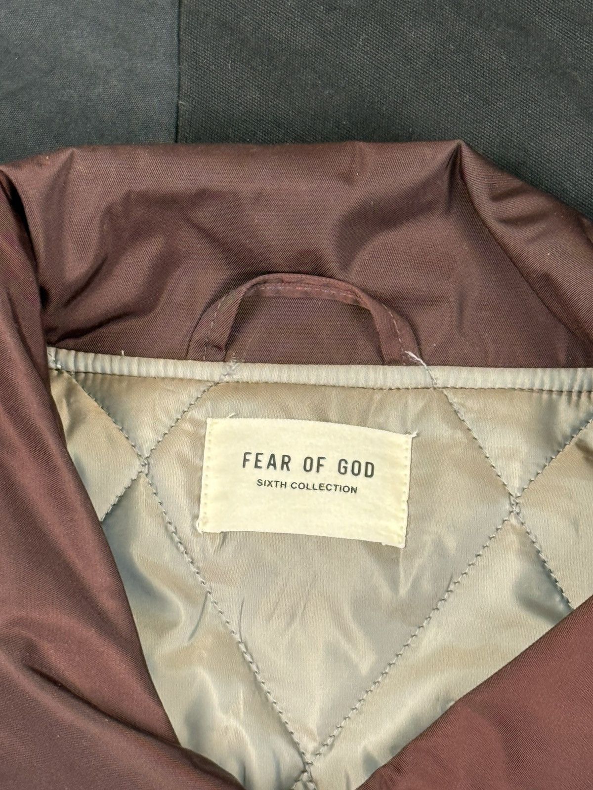 Fear of God Burgundy Rain Jacket Size US L / EU 52-54 / 3 - 5 Thumbnail