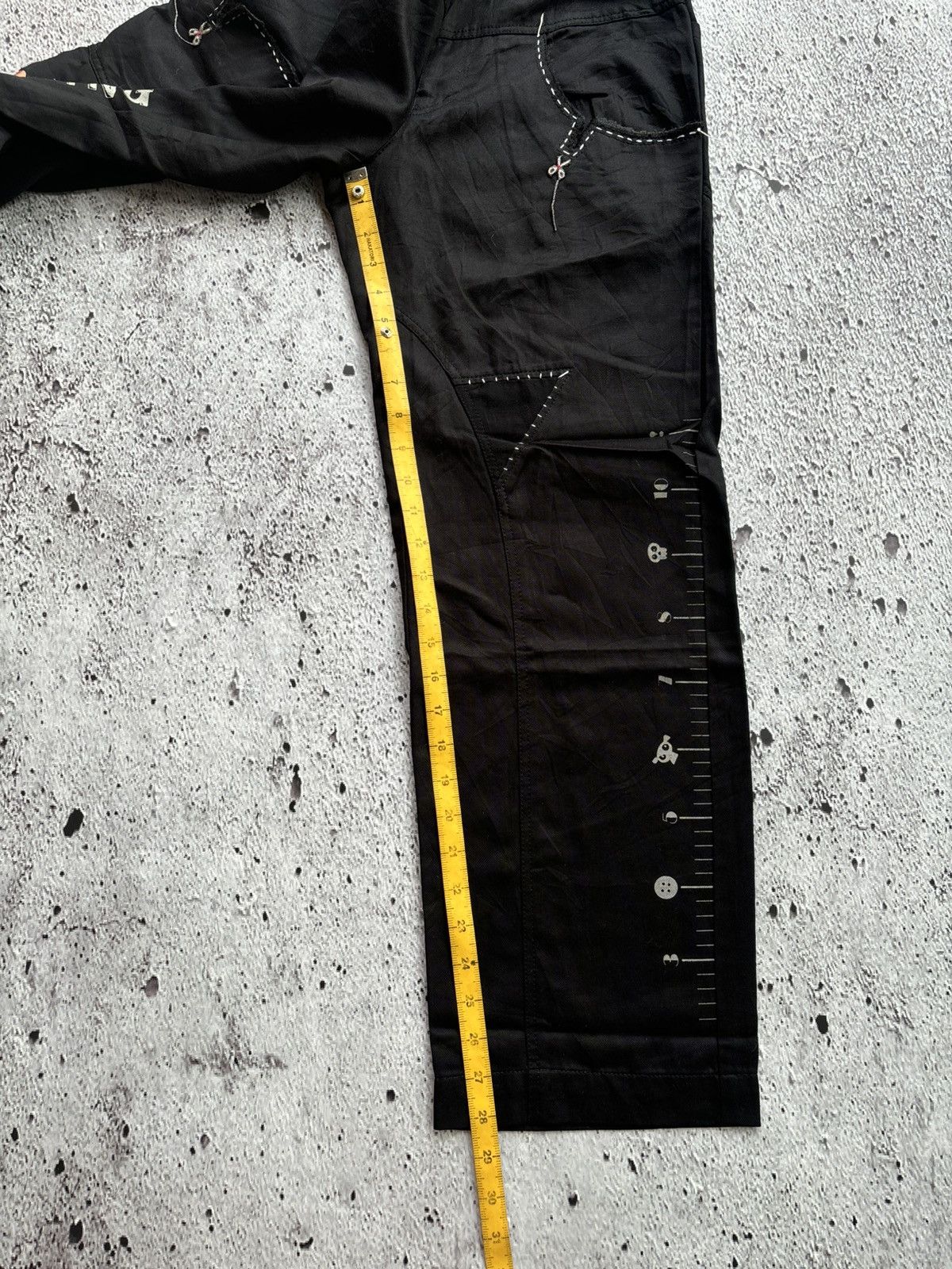 Hysteric Glamour Y2k Olleborebla bootcut black pants Size US 29 - 15 Thumbnail