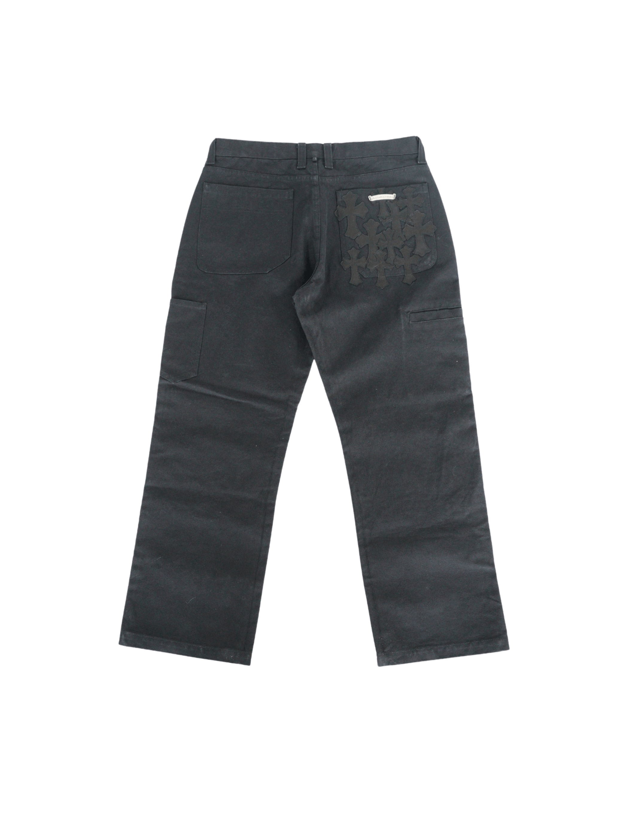 Chrome Hearts Chrome Hearts Cross Patch Double Knee Carpenter Pants - 34 Size US 34 / EU 50 - 1 Thumbnail
