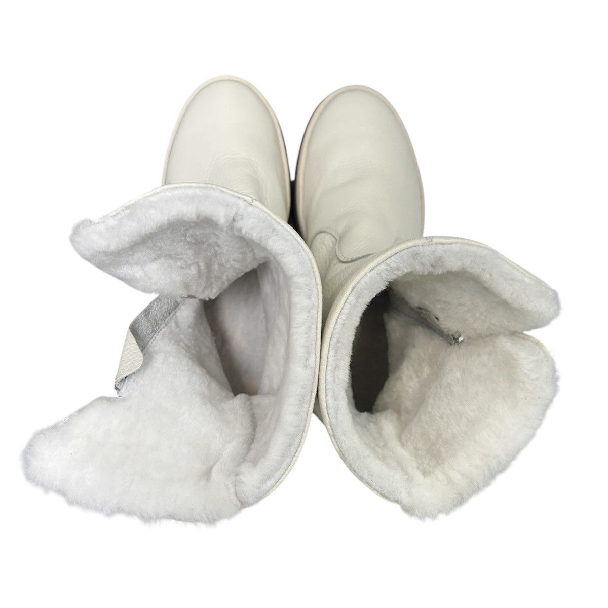 Other Sole Bliss Cream Leather Wonder Shearling Boots Size US 7 Size US 7 / IT 37 - 5 Thumbnail