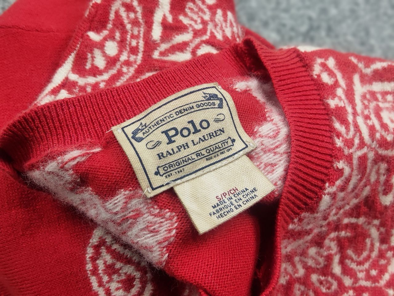 Polo Ralph Lauren Polo Ralph Lauren Paisley Knit Wool Blend Pullover Sweater Size S / US 4 / IT 40 - 12 Thumbnail